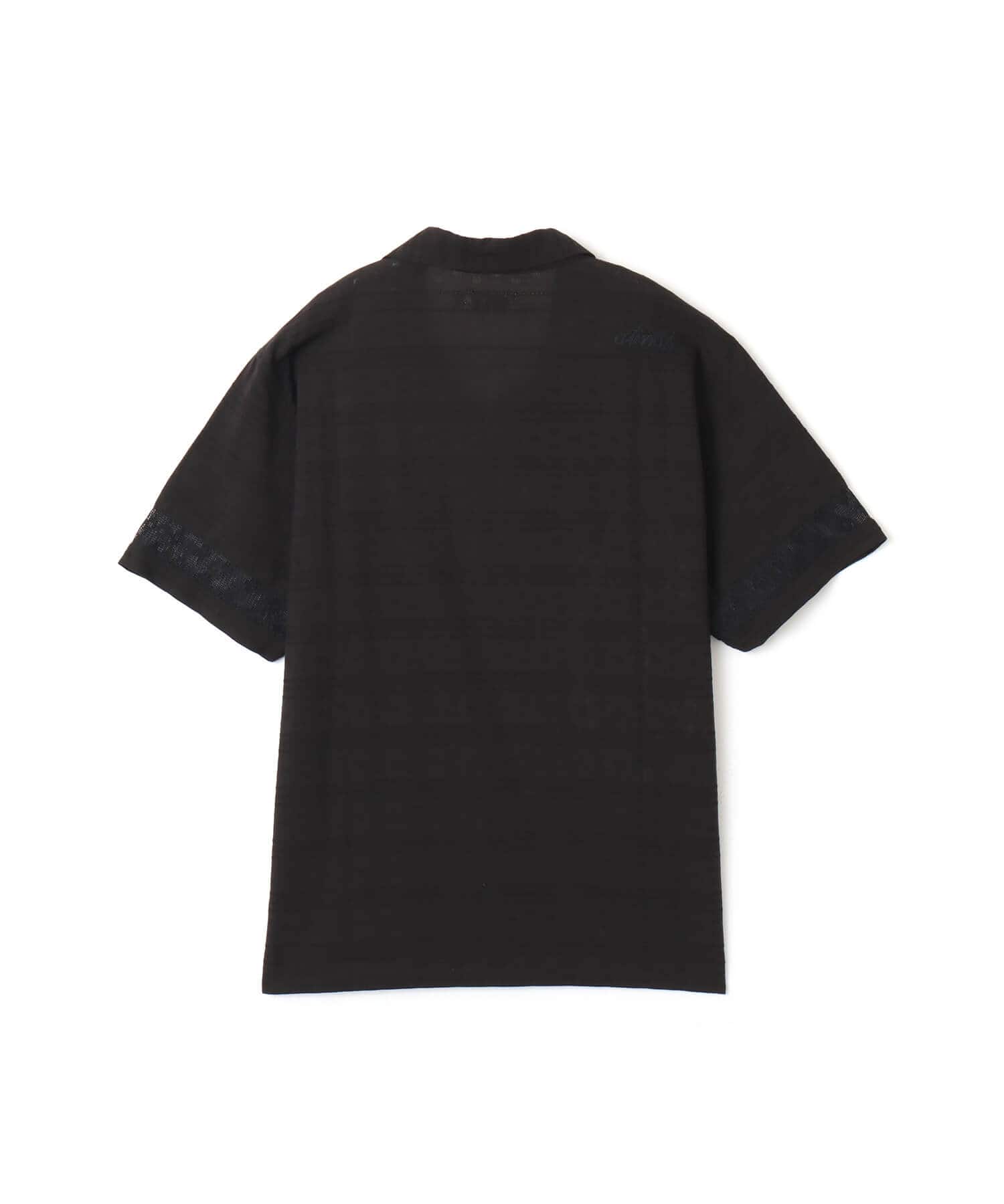 atmos Open Collar SS Shirt BLACKの画像