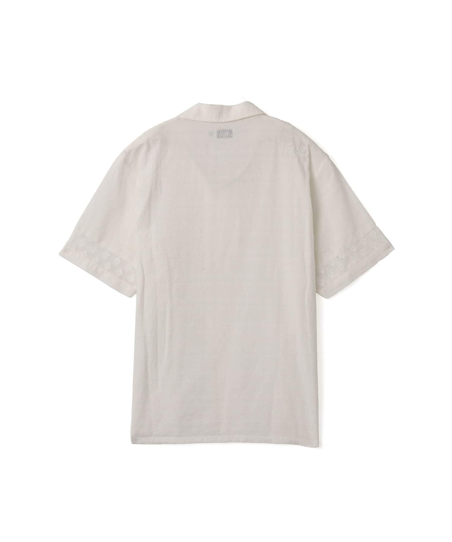 atmos Open Collar SS Shirt WHITEの画像