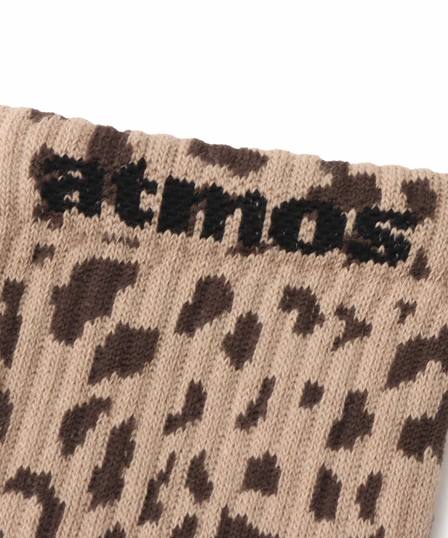 atmos Leopard Pattern Socks KHAKIの画像