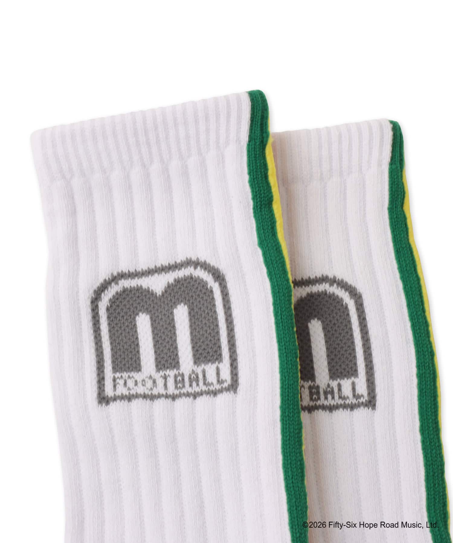atmos x BOB MARLEY Stripe Socks BLACKの画像