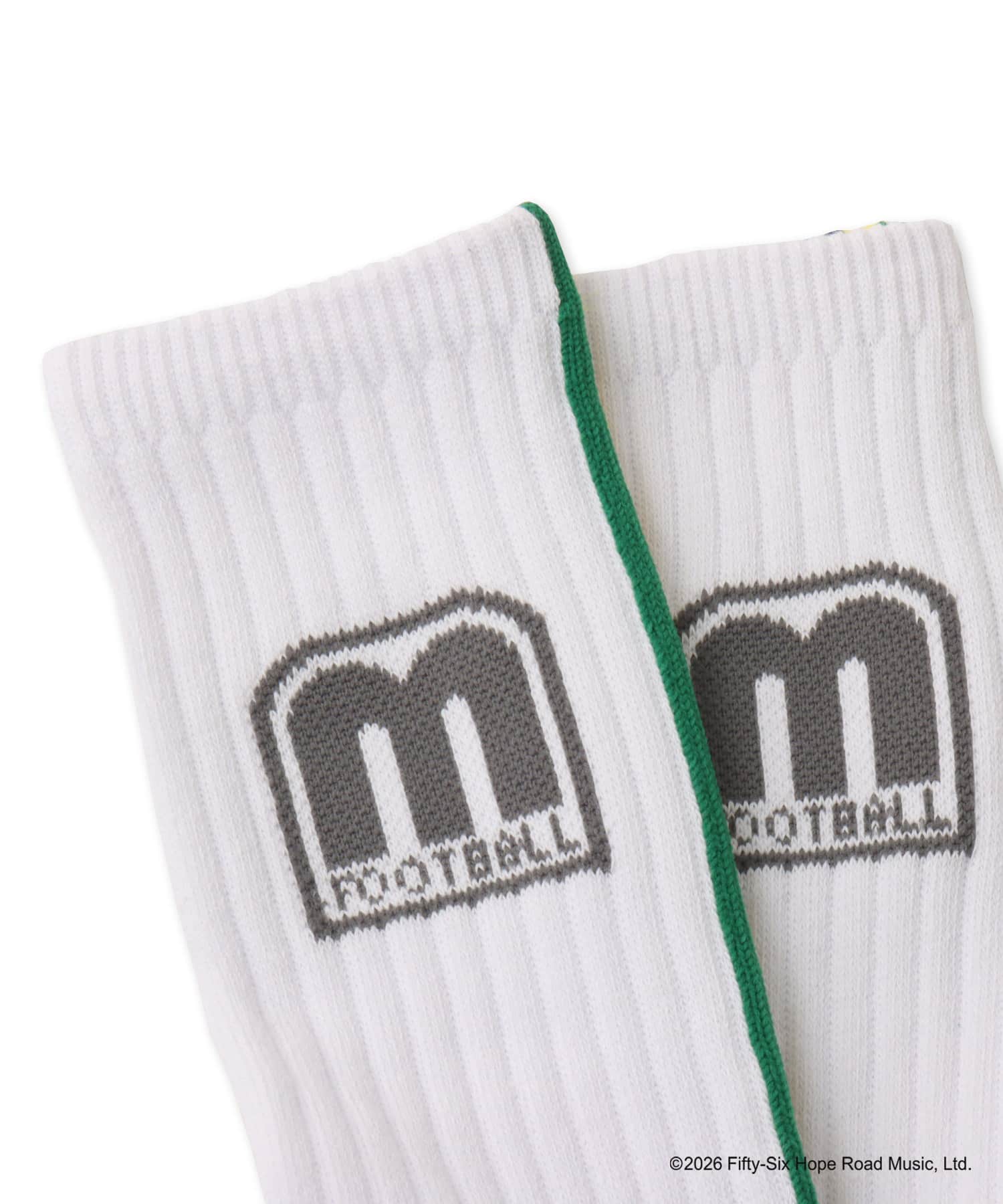 atmos x BOB MARLEY Stripe Socks GREENの画像