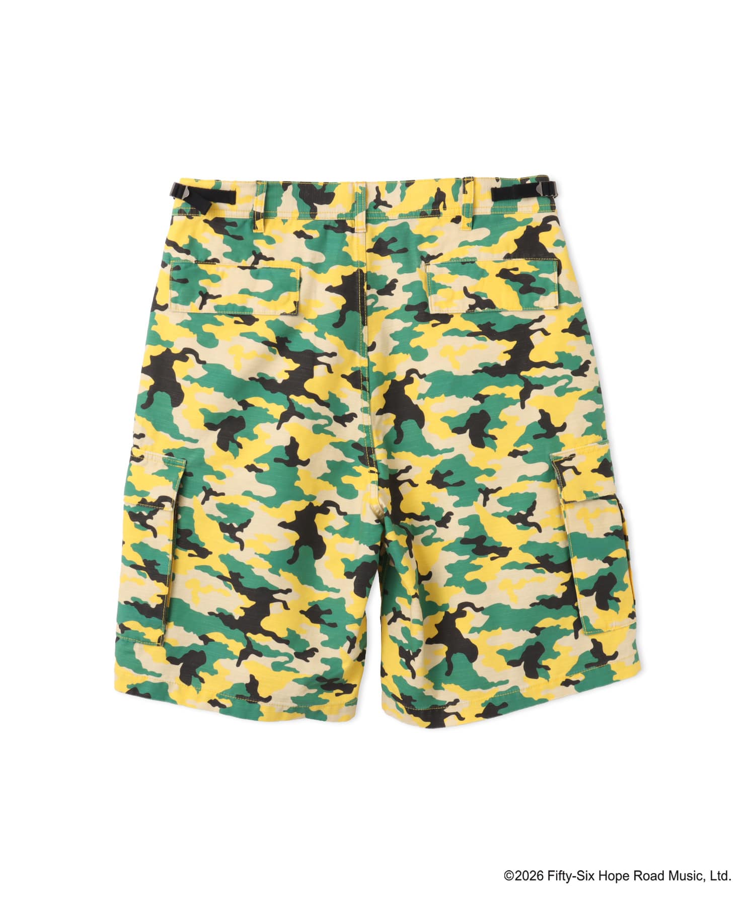 atmos x BOB MARLEY Camo Short Pants JAMAICAN COLORの画像