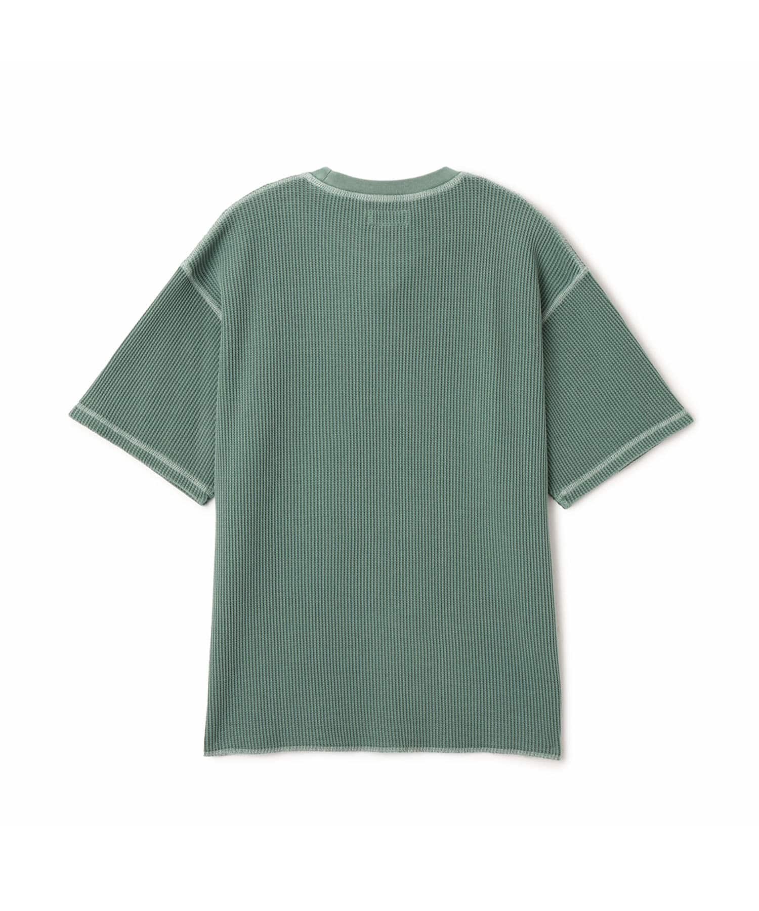 atmos Waffle SS T-shirt LIGHT GREENの画像
