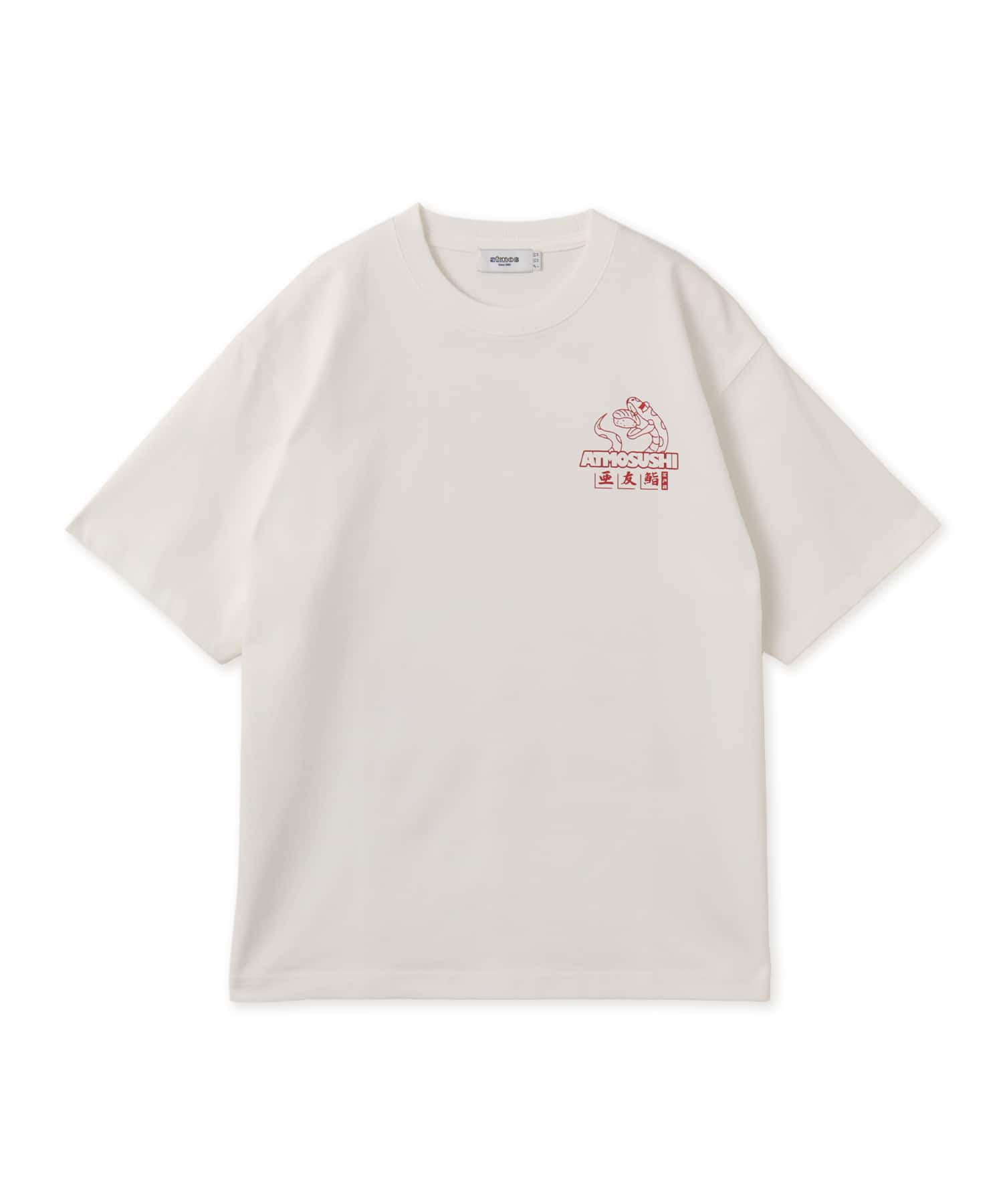 atmos ATMOSUSHI T-shirt WHITEの画像