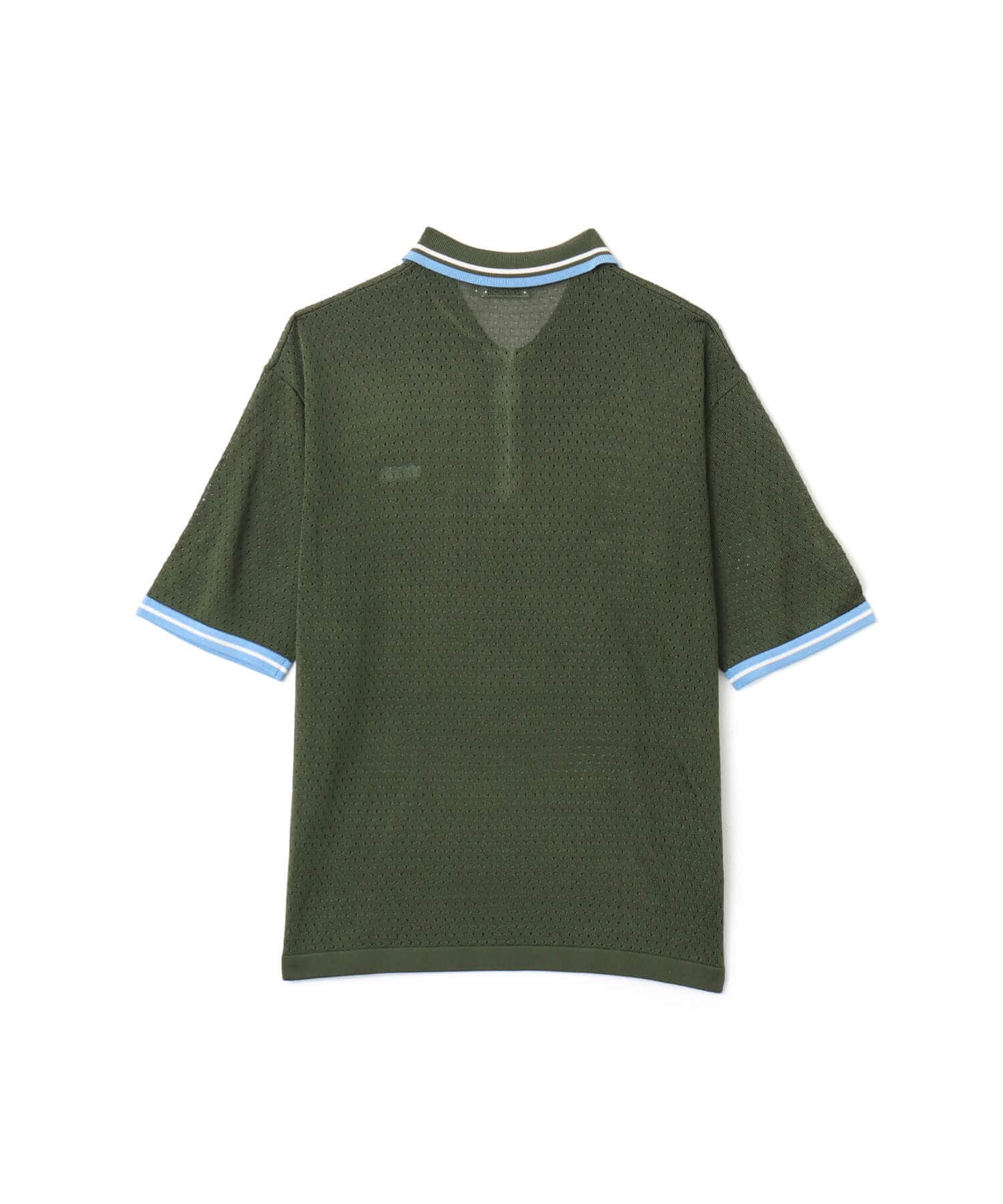 atmos Mesh Polo Shirt KHAKIの画像