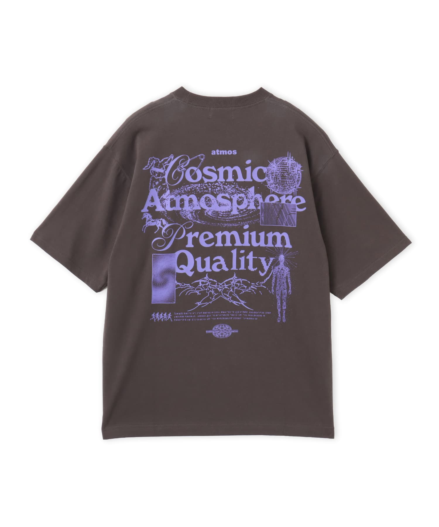 atmos Cosmic T-shirt LIGHT BLACKの画像