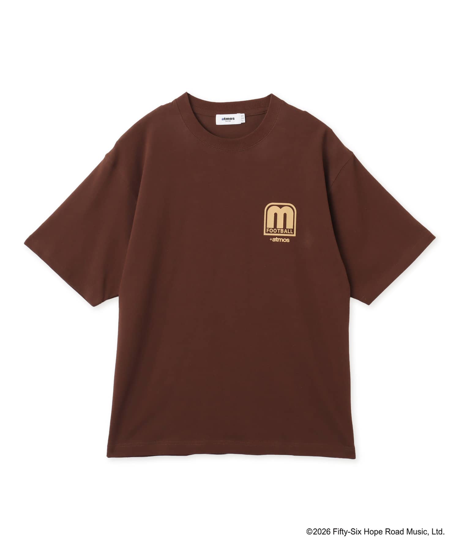 atmos x BOB MARLEY Exodus T-shirt BROWNの画像