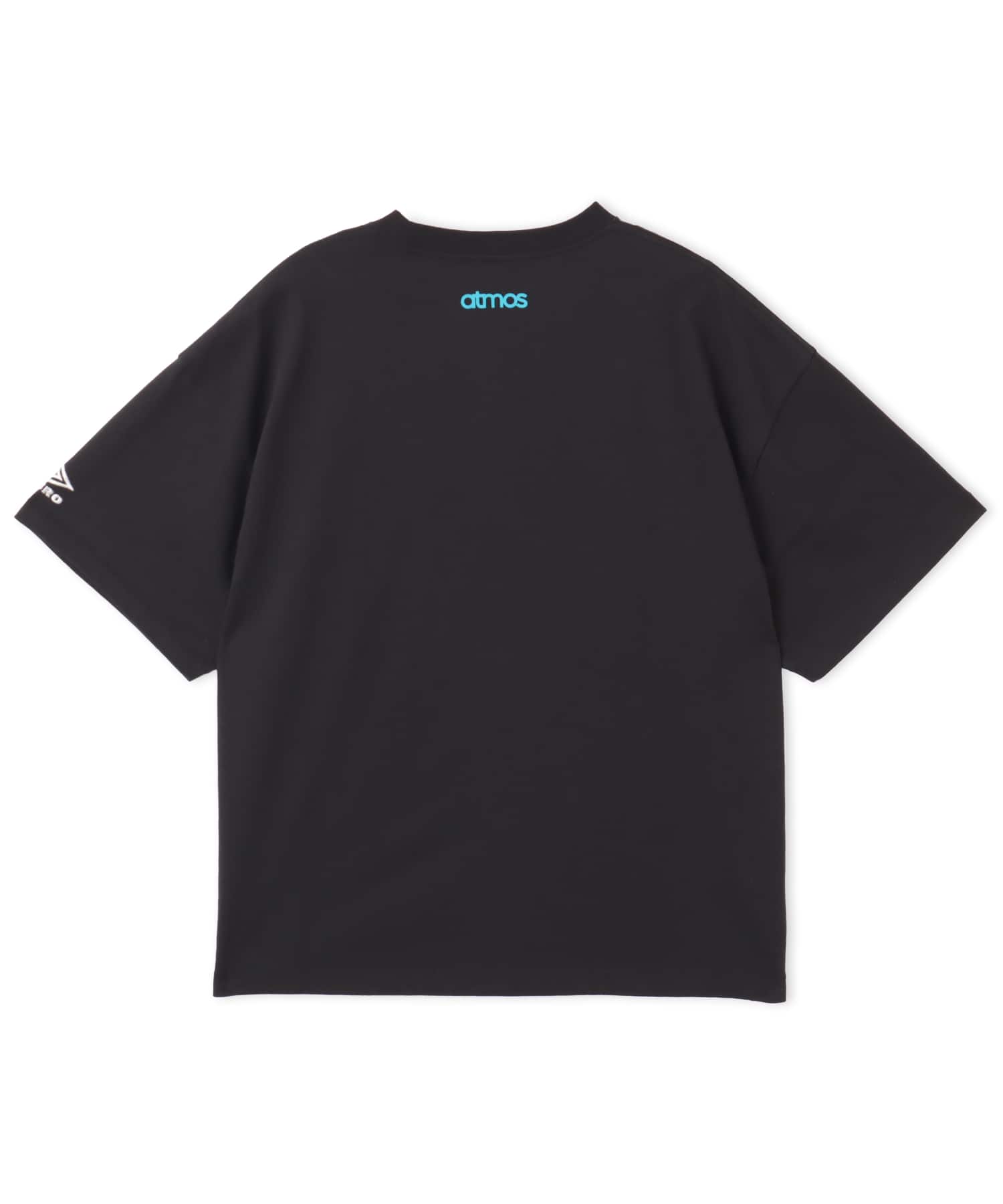 UMBRO x atmos pink Women's Big Silhouette T-shirt BLACKの画像