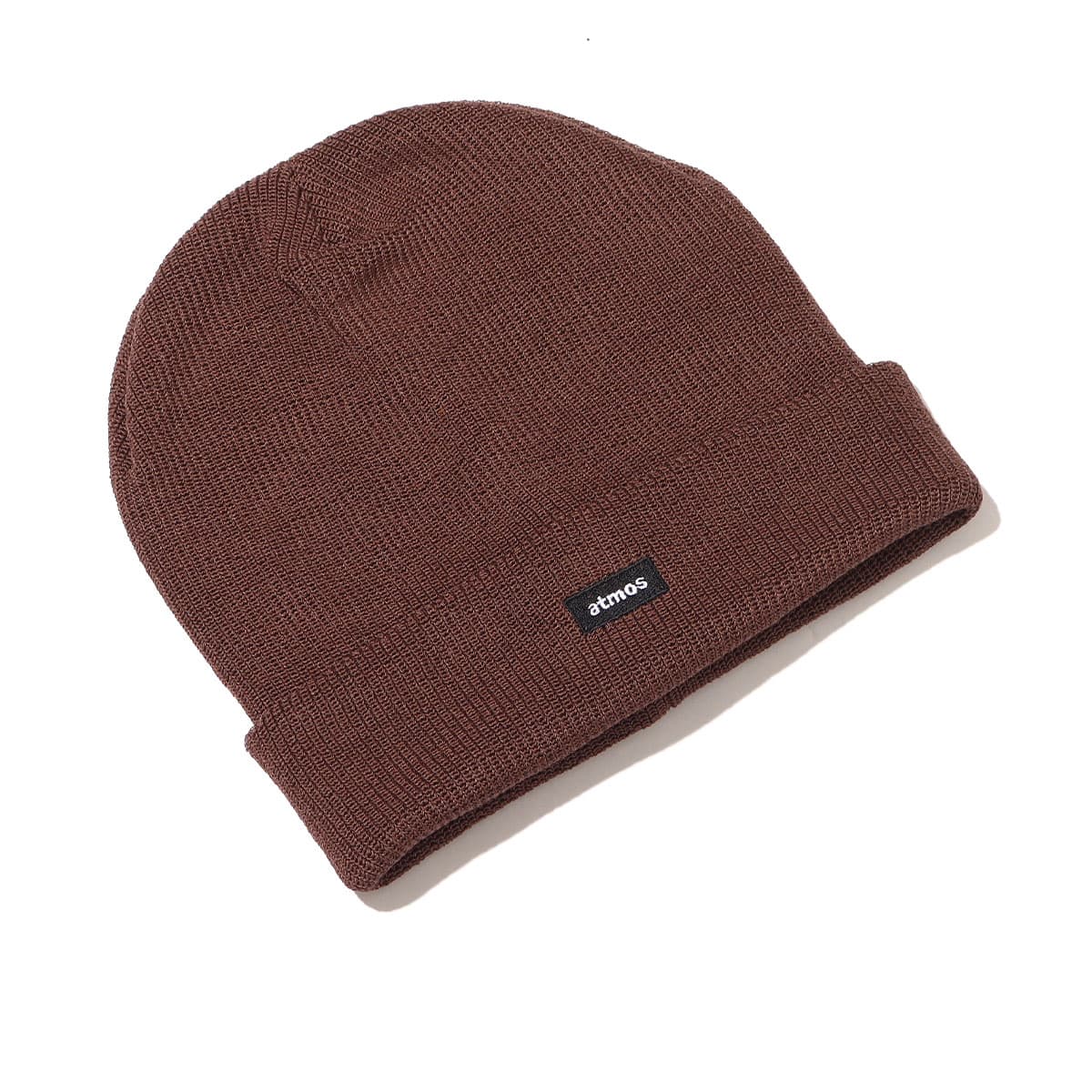 atmos SMALL BOX LOGO KNIT CAP BROWNの画像