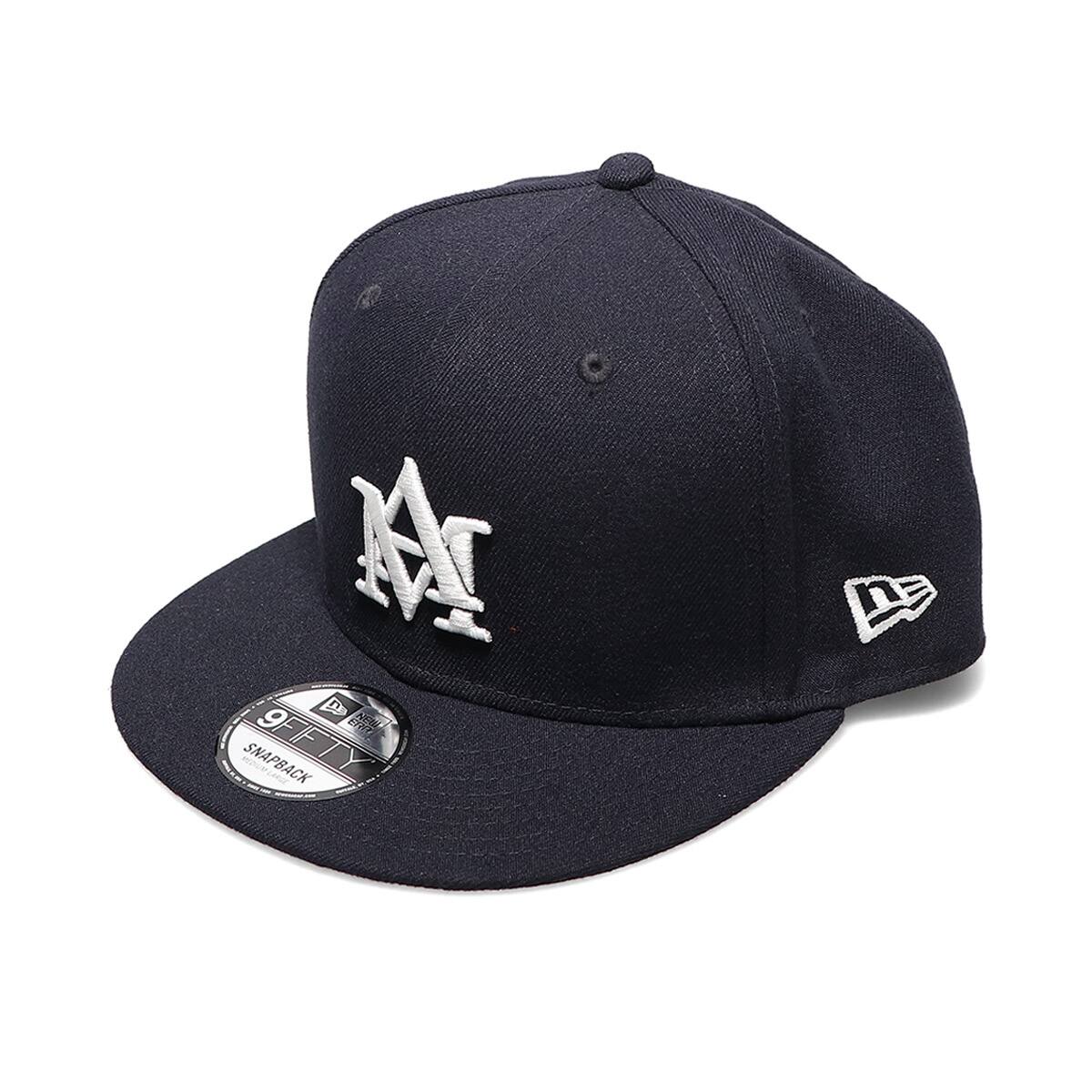 atmos x NEWERA 9 FIFTY SNAP BACK -AM LOGO- NAVY 21FA-I