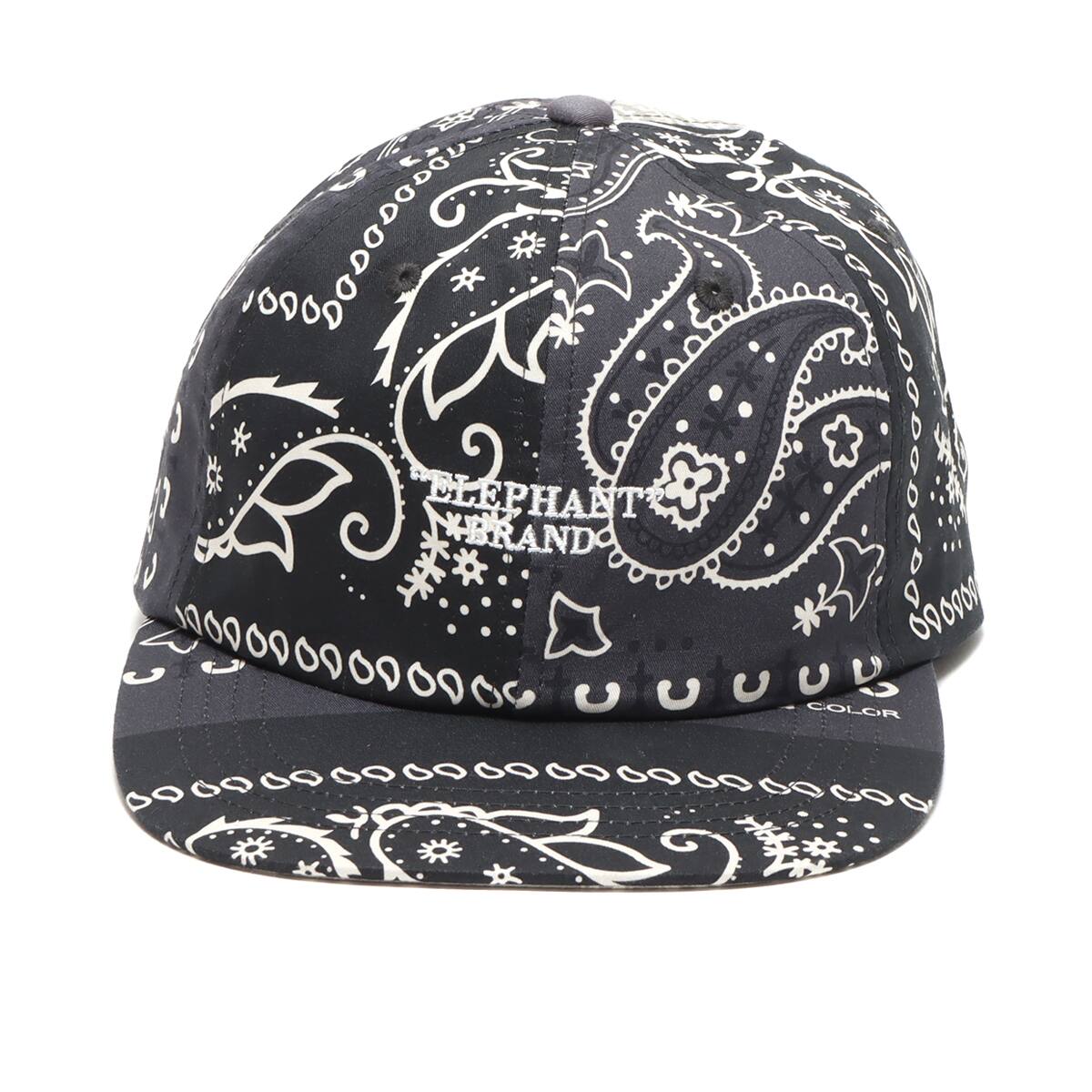 atmos x ELEPHANT BRAND BANDANA 6 PANEL CAP BLACK 21FA-I