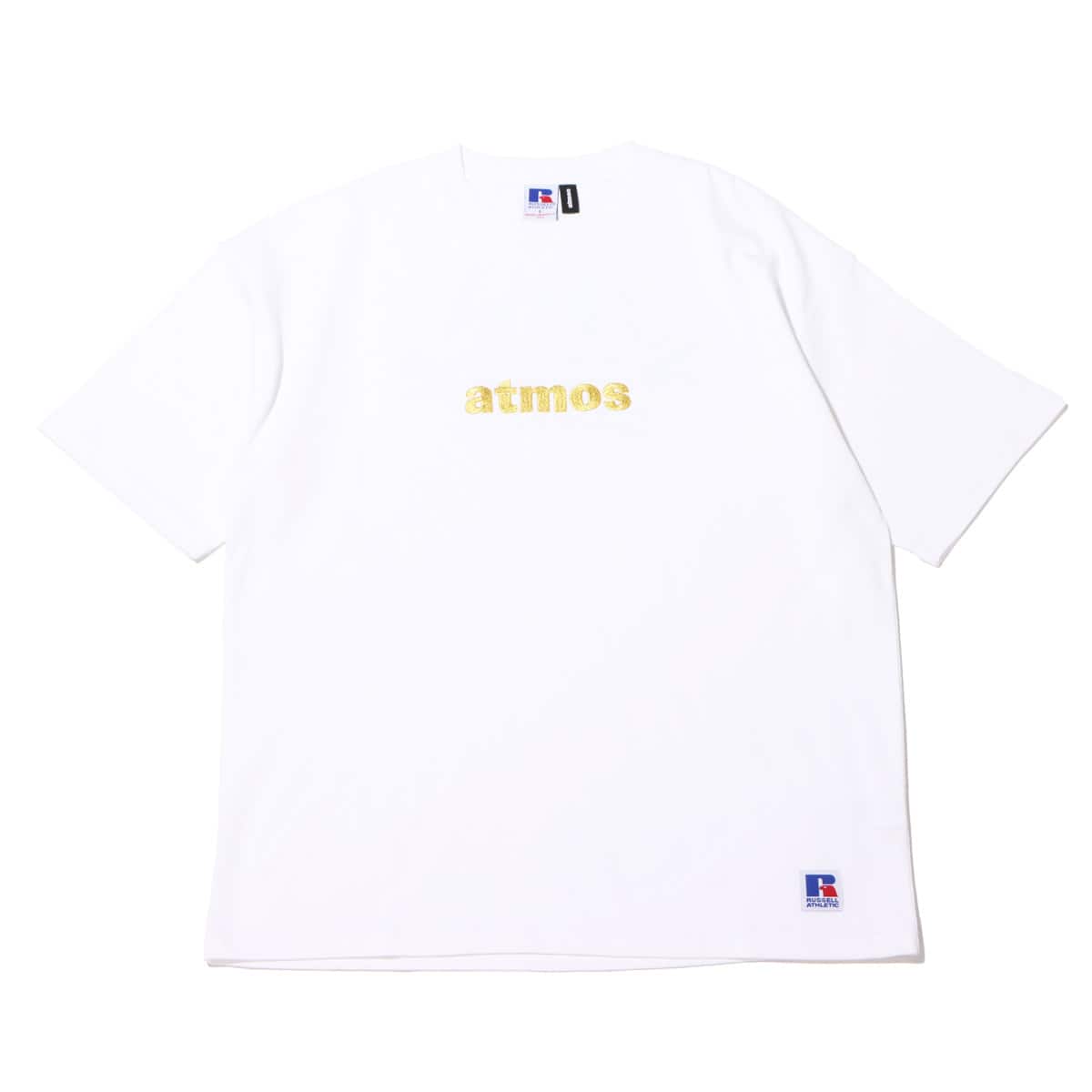 atmos x RUSSELL ATHLETIC x JESSE VOICE TEE WHITE 21FA-I