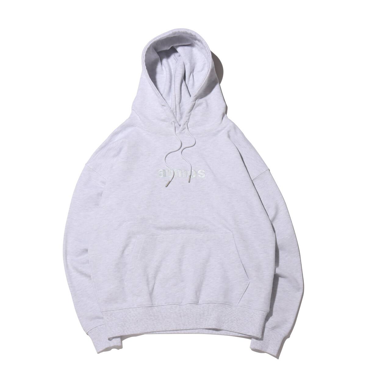 atmos EMBROIDERY LOGO HOODIE GRAY