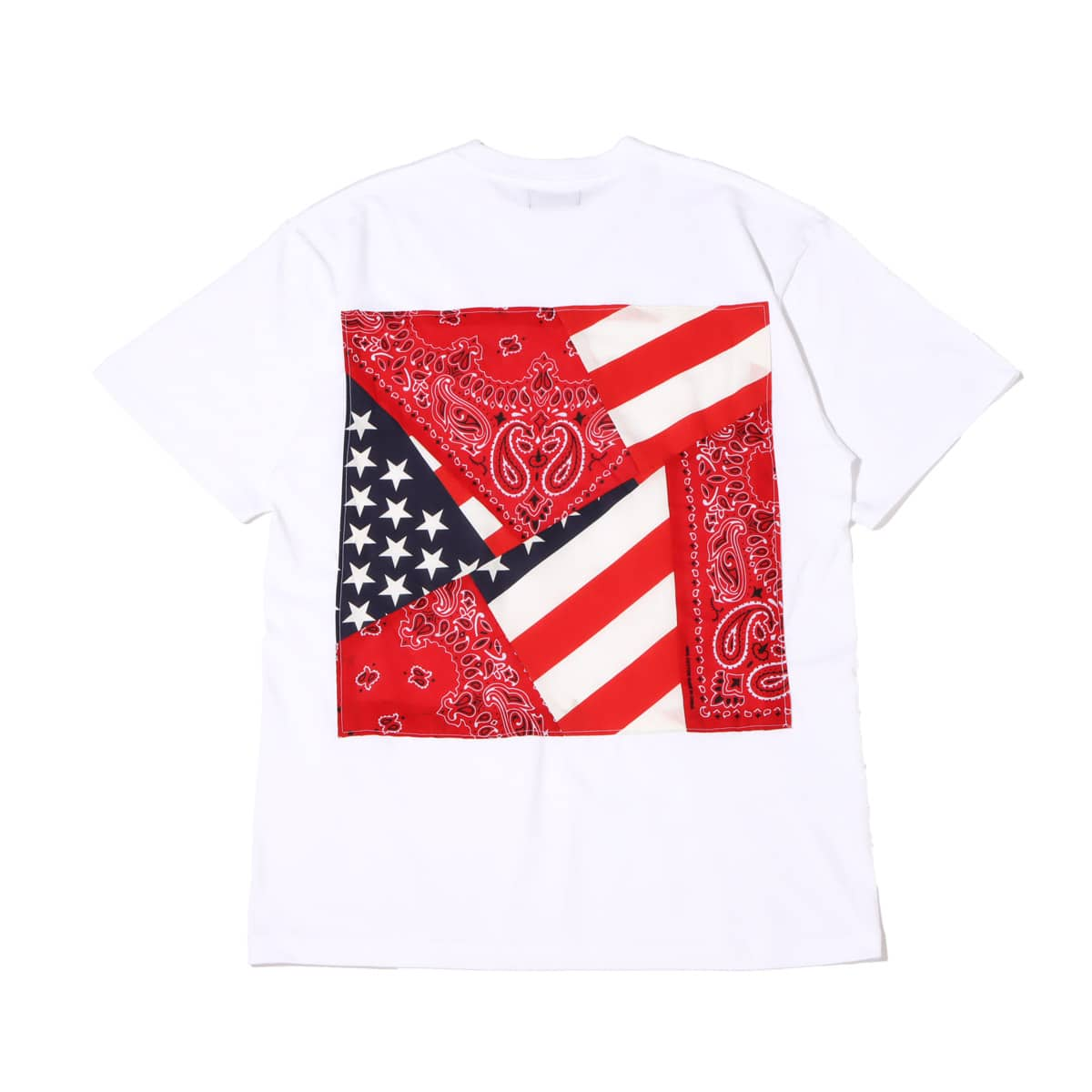 atmos REMAKE BANDANA TEE C WHITE 21SP-I