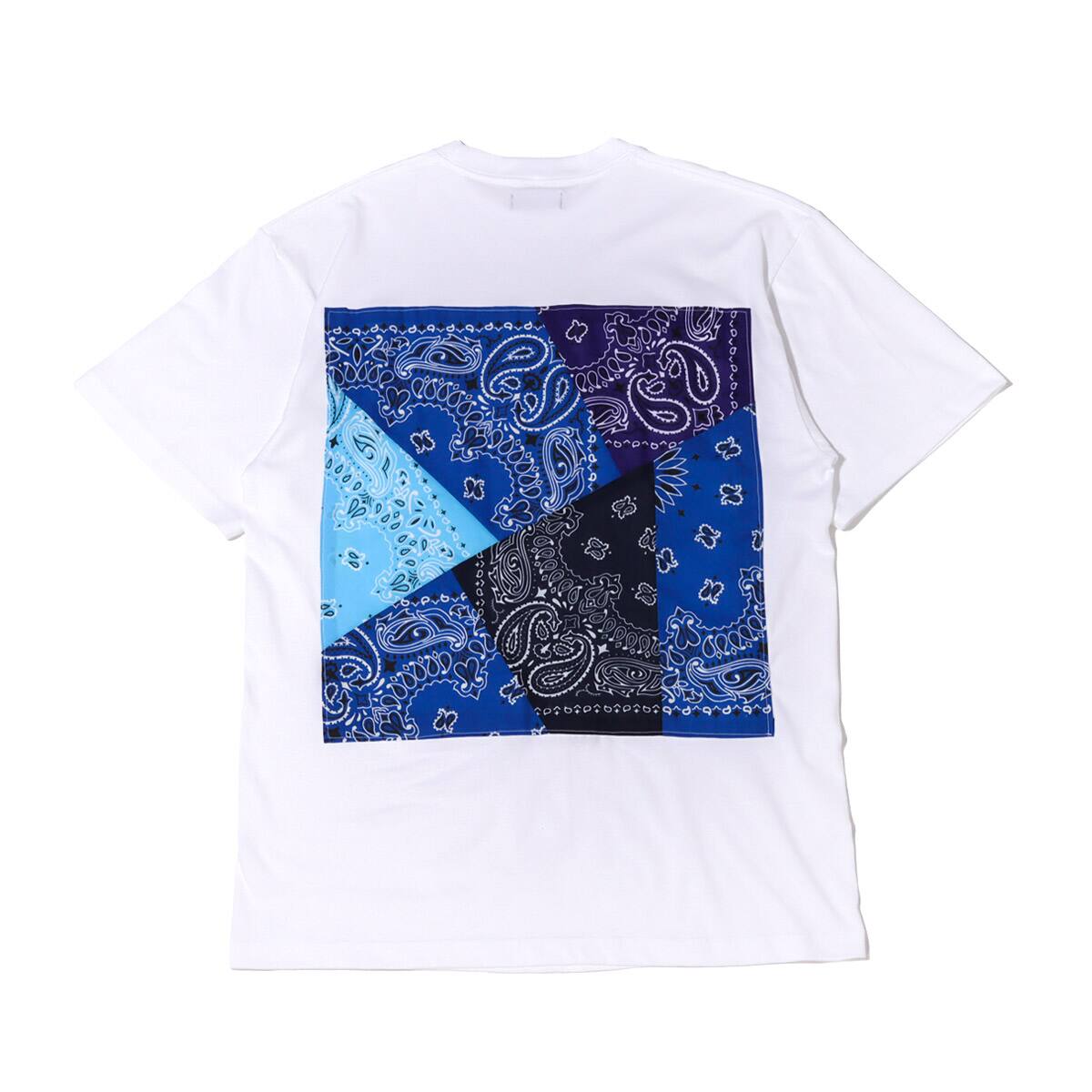 atmos REMAKE BANDANA TEE D WHITE 21SP-I