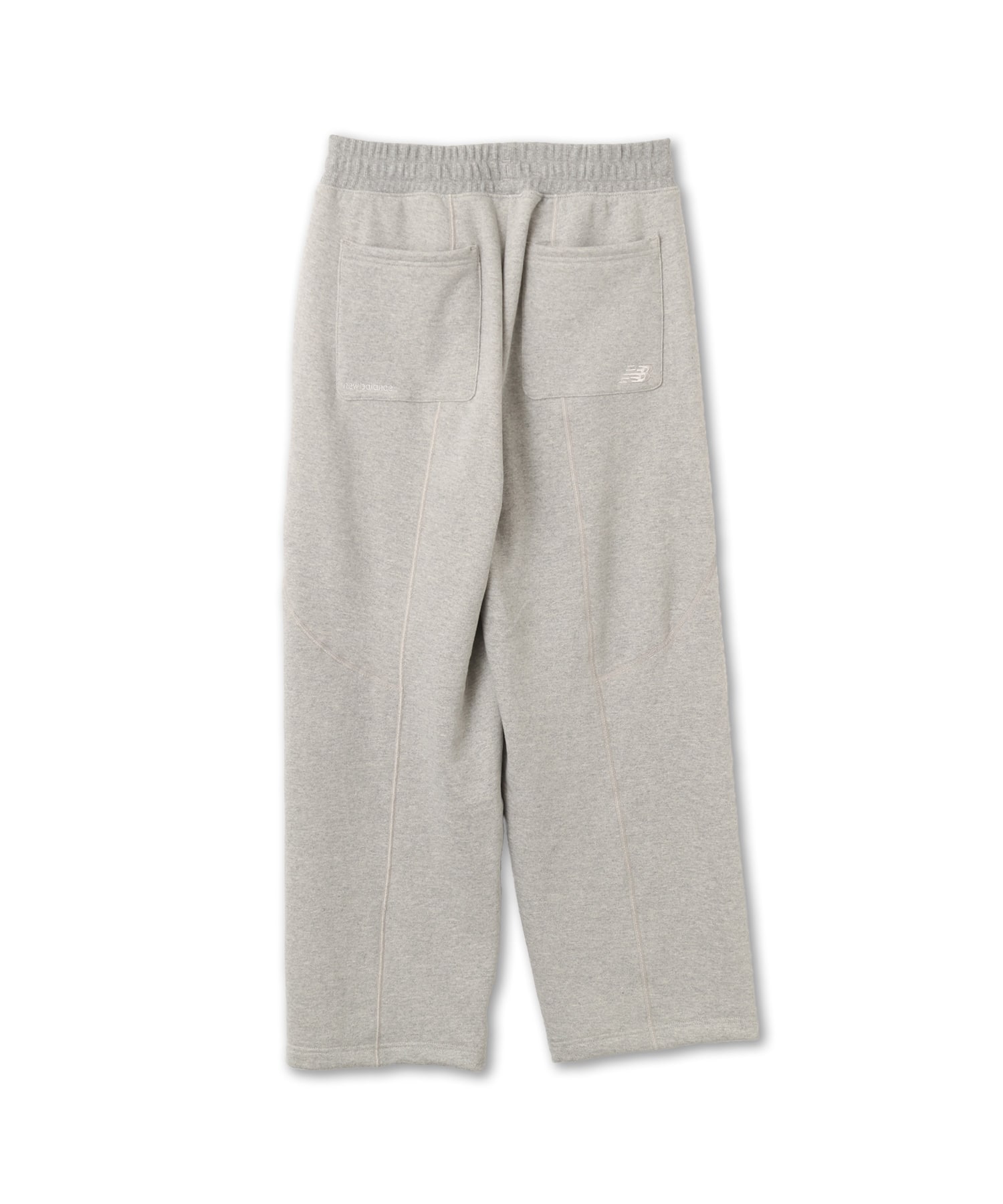 New Balance NB GREY STRAIGHT PANTS アスレチックグレーヘザーの画像