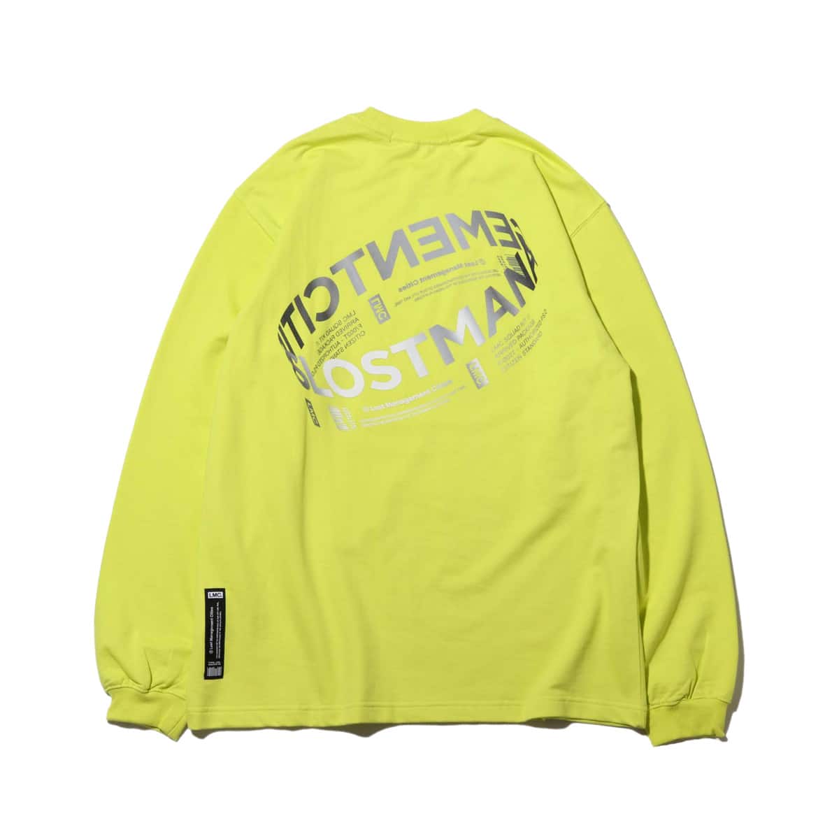LMC RING LOGO LSV SWEAT TEE  LIME 18FW-Iの画像
