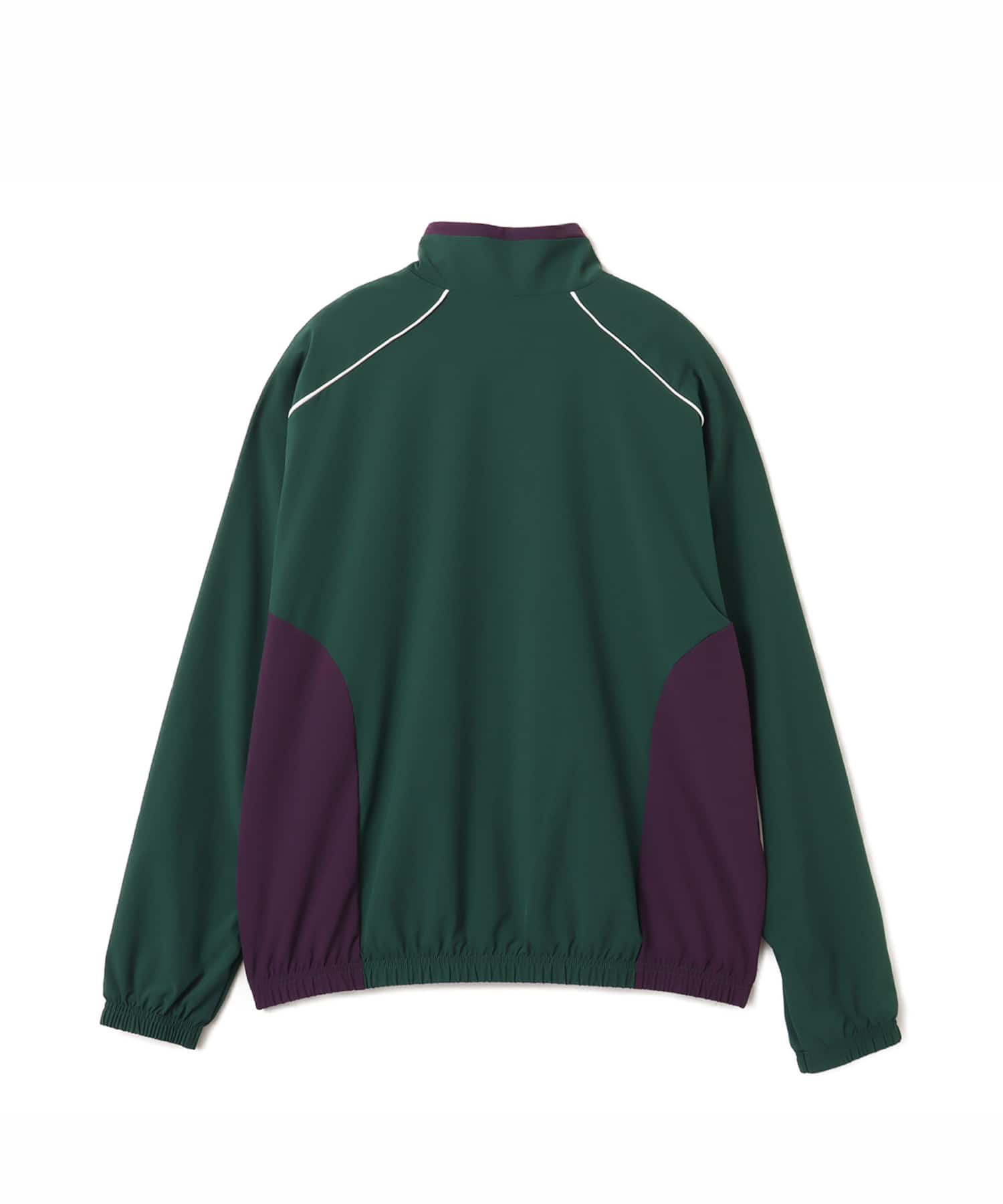 New Balance Basketball Color-Block Woven Jacket ナイトウォッチグリーンの画像