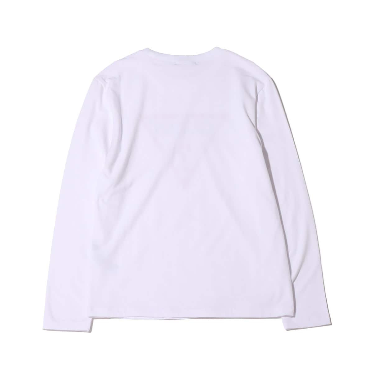 GUESS MEN'S L/SLV TEE SHIRT WHITE 21FW-Iの画像