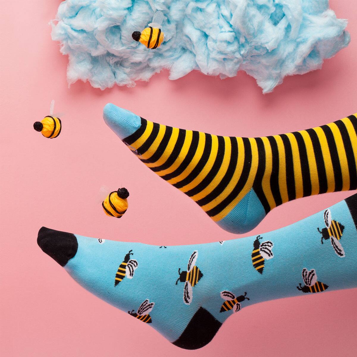 MANY MORNINGS Regular Socks Bee Bee 20FA-Iの画像