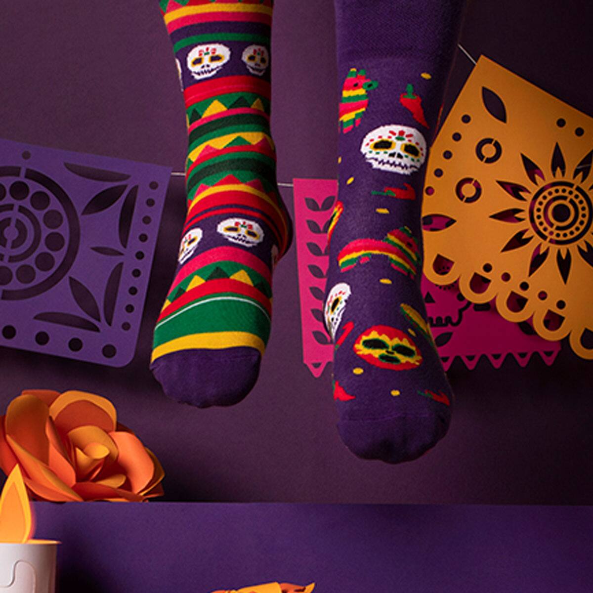 MANY MORNINGS Regular Socks Fiesta Mexicana 20FA-Iの画像