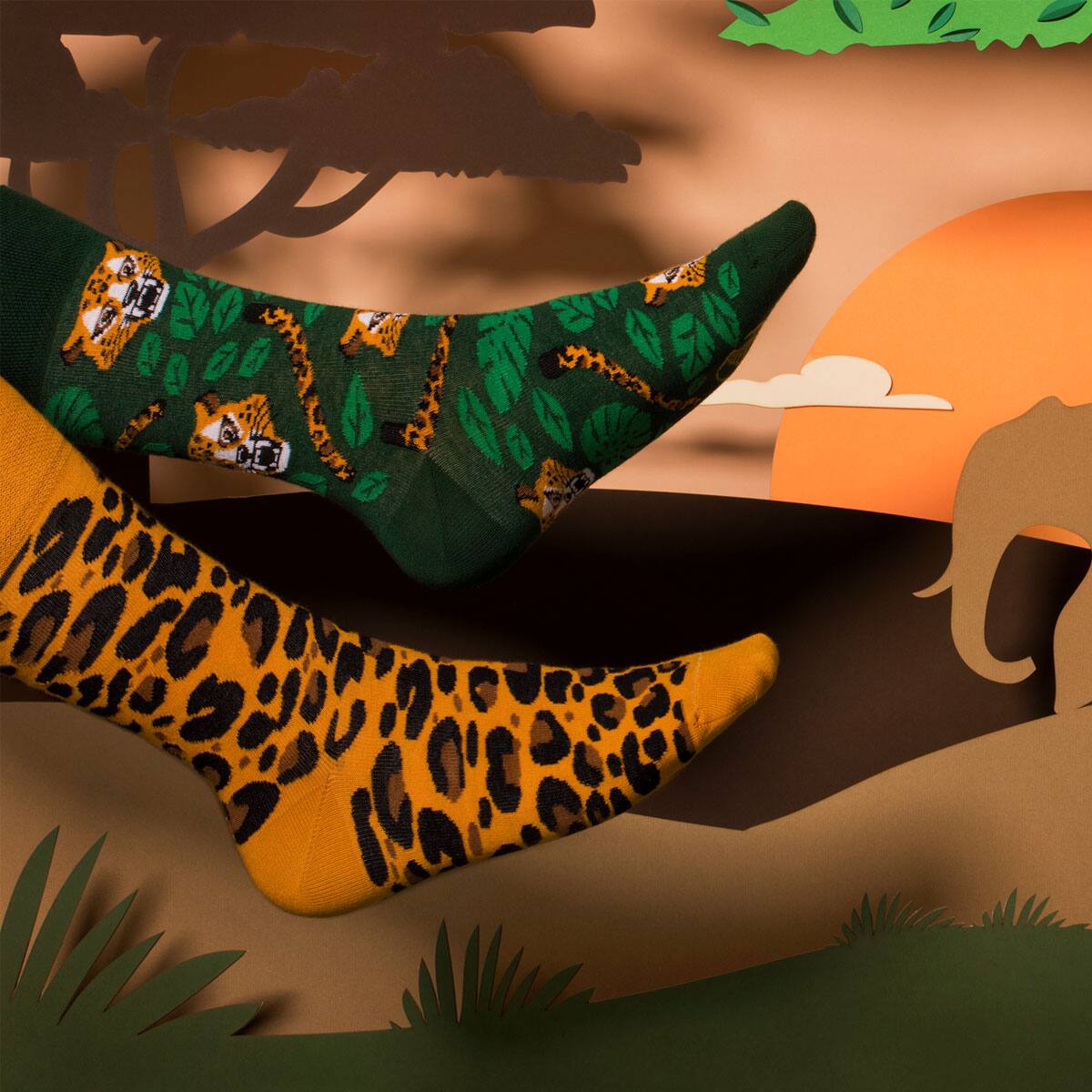 MANY MORNINGS Regular Socks El Leopardo 20FA-Iの画像