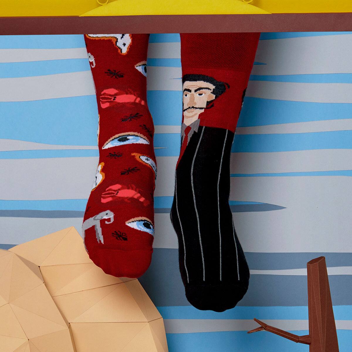 MANY MORNINGS Regular Socks Salvadorable 20FA-Iの画像