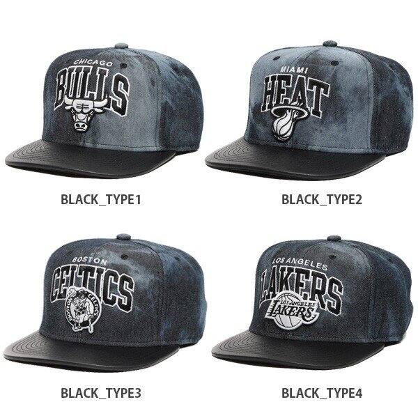 Mitchell&Ness BLACK DYED DENIM SNAPBACK 4色展開 15FW-Iの画像