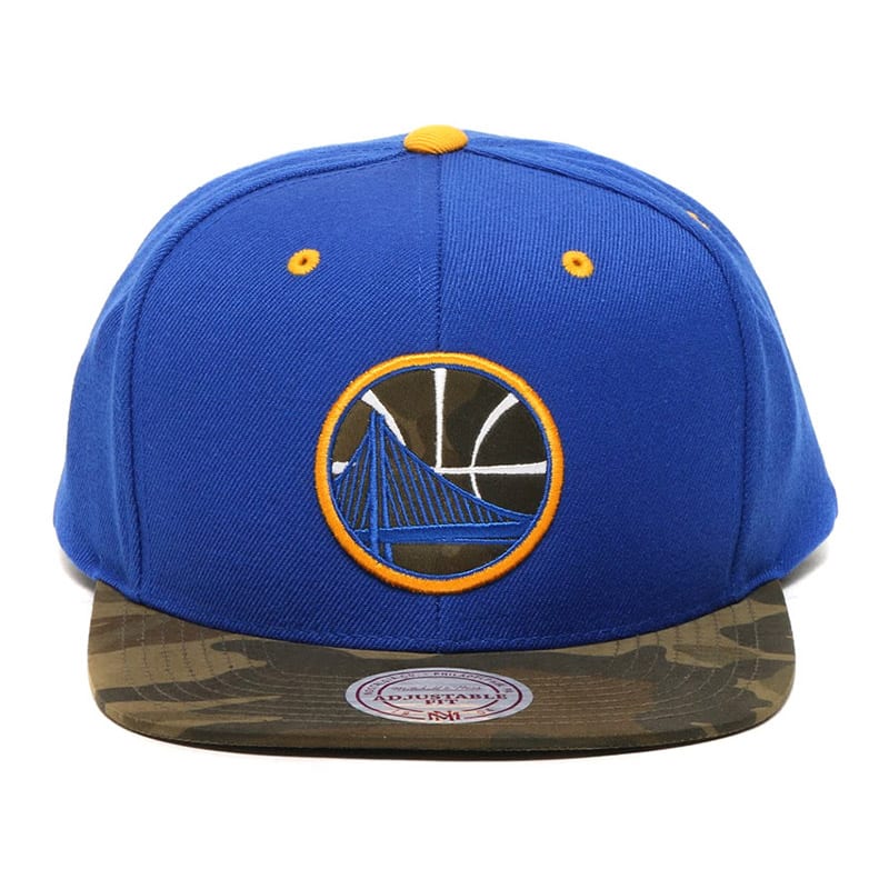 Mitchell&Ness CAMO INFILL SNAPBACK GOLDEN STATE WARRIORS 16SS-Iの画像