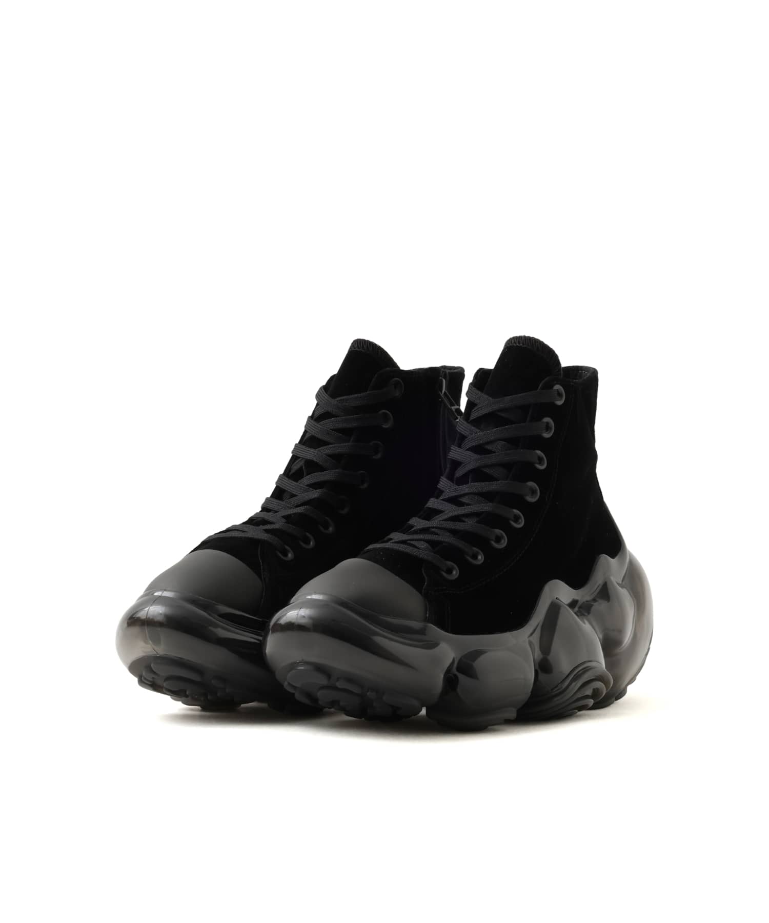 grounds MOOPIE HIGHCUT BLACK VELVETの画像