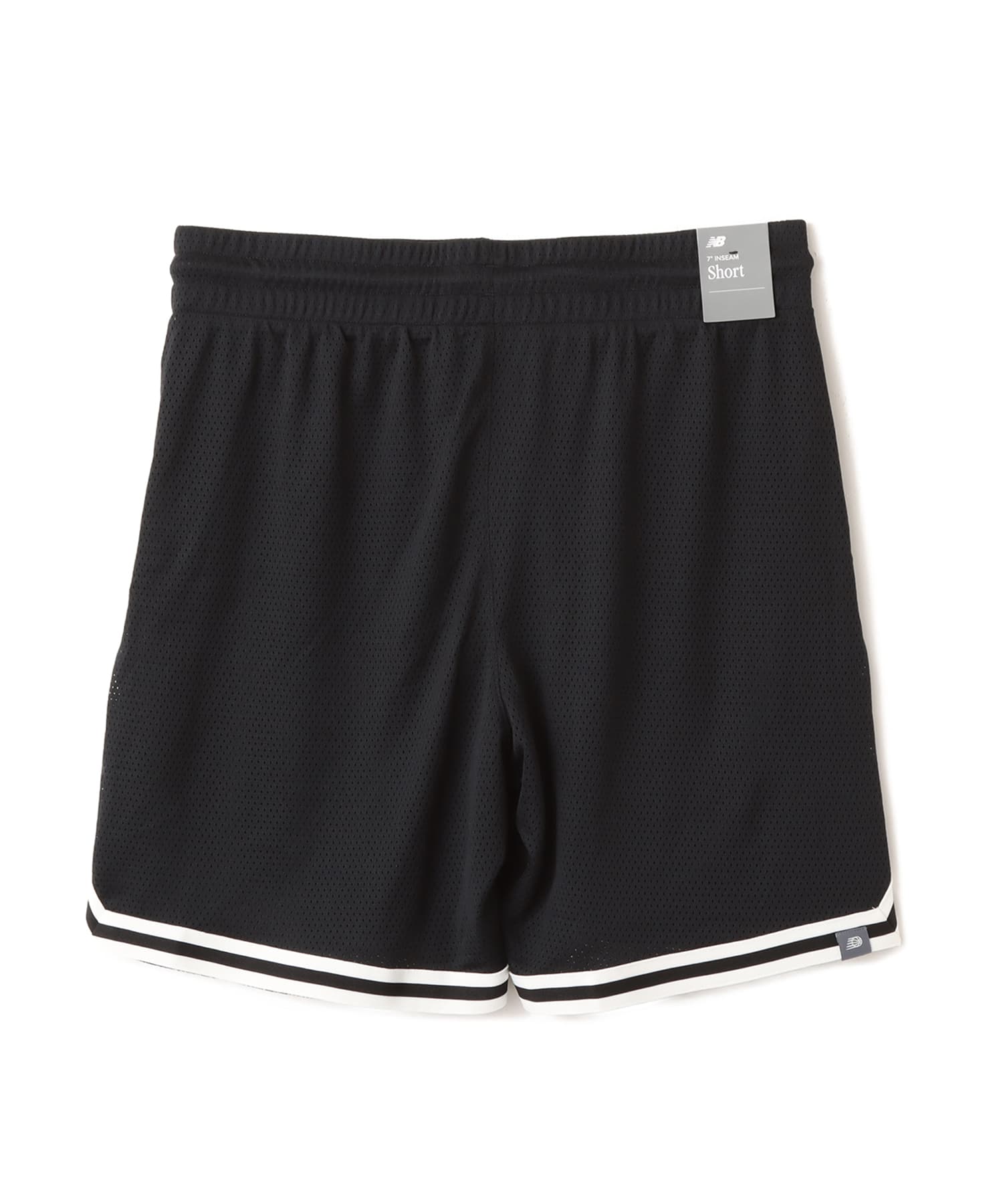 New Balance IN GAME MESH SHORTS 7 INCH ブラックの画像