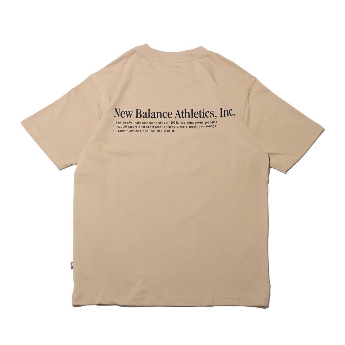 New Balance Athletics Flocked リラックス ショートスリーブ Tシャツ ストーンウェアの画像