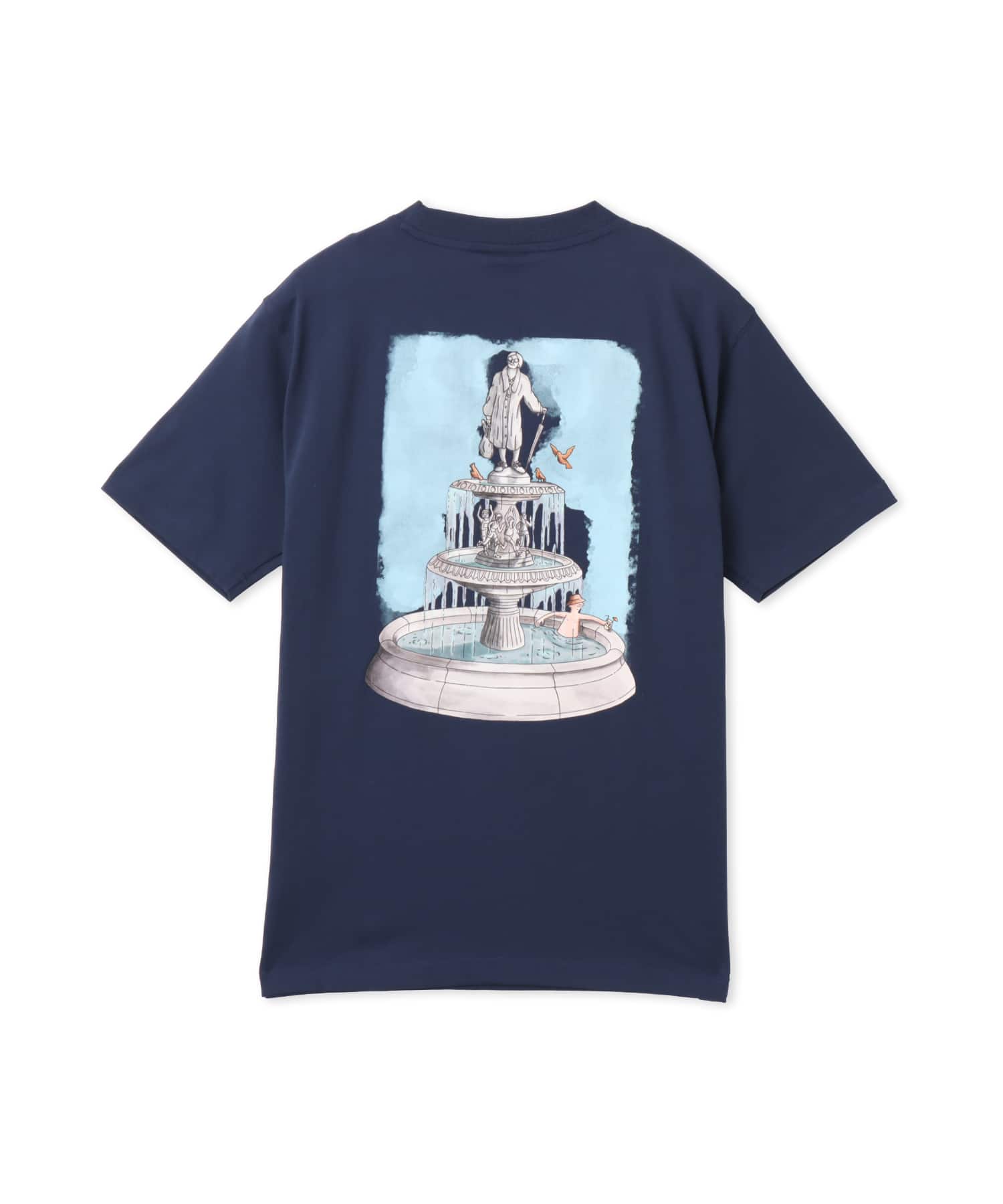 New Balance Fountain T-Shirt NBネイビーの画像