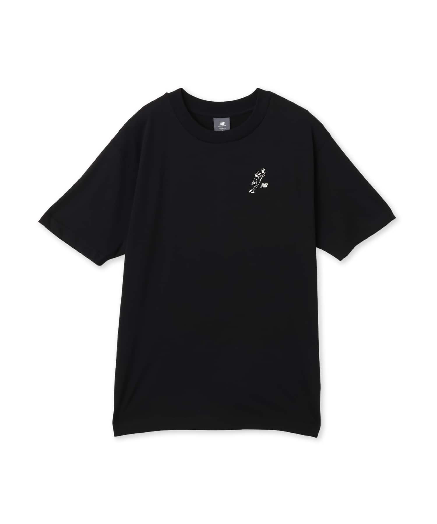 New Balance SHOHEI OHTANI ALWAYS ON LOGO SHORT SLEEVE T-SHIRT ブラックの画像