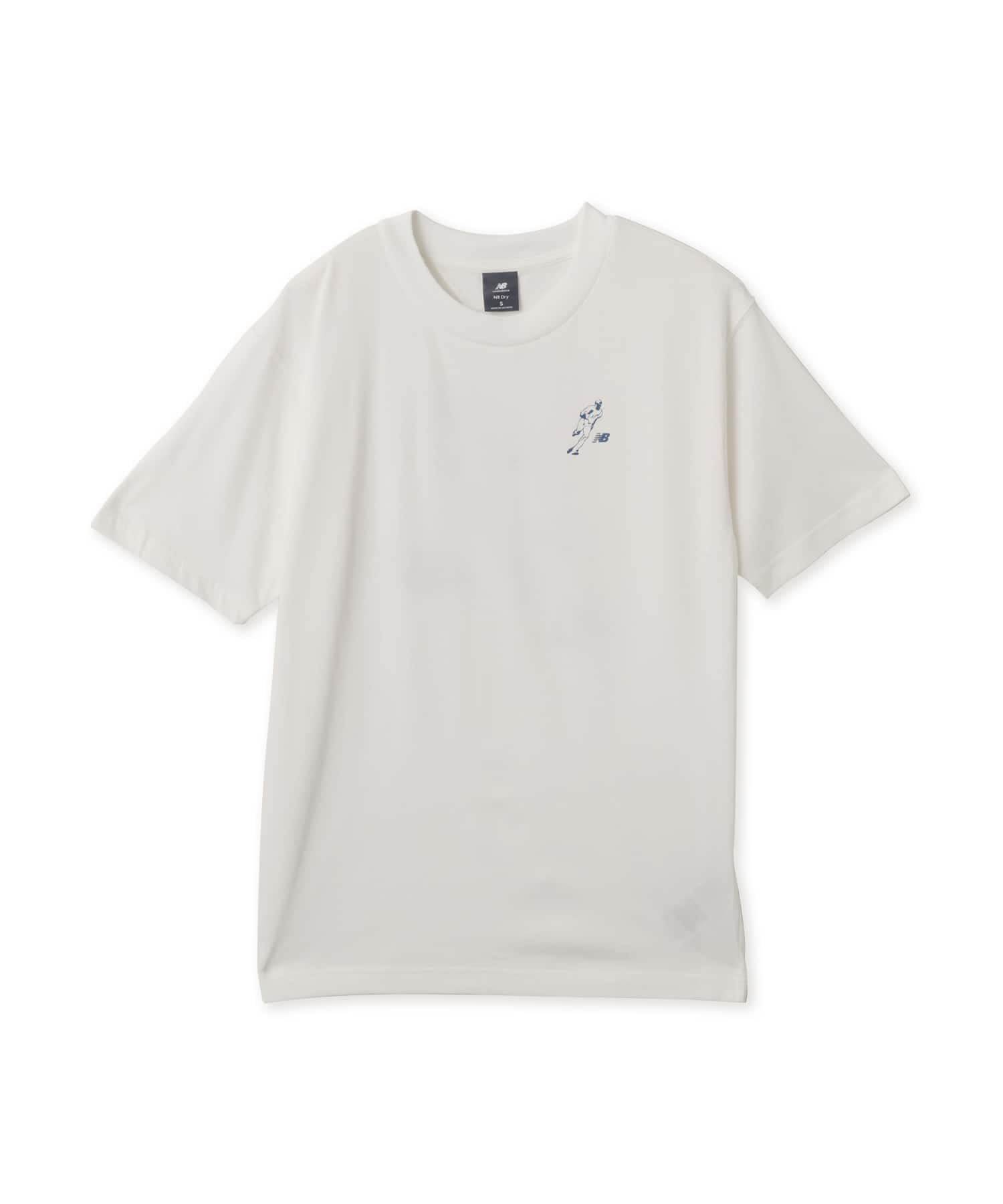 New Balance SHOHEI OHTANI ALWAYS ON LOGO SHORT SLEEVE T-SHIRT ホワイトの画像