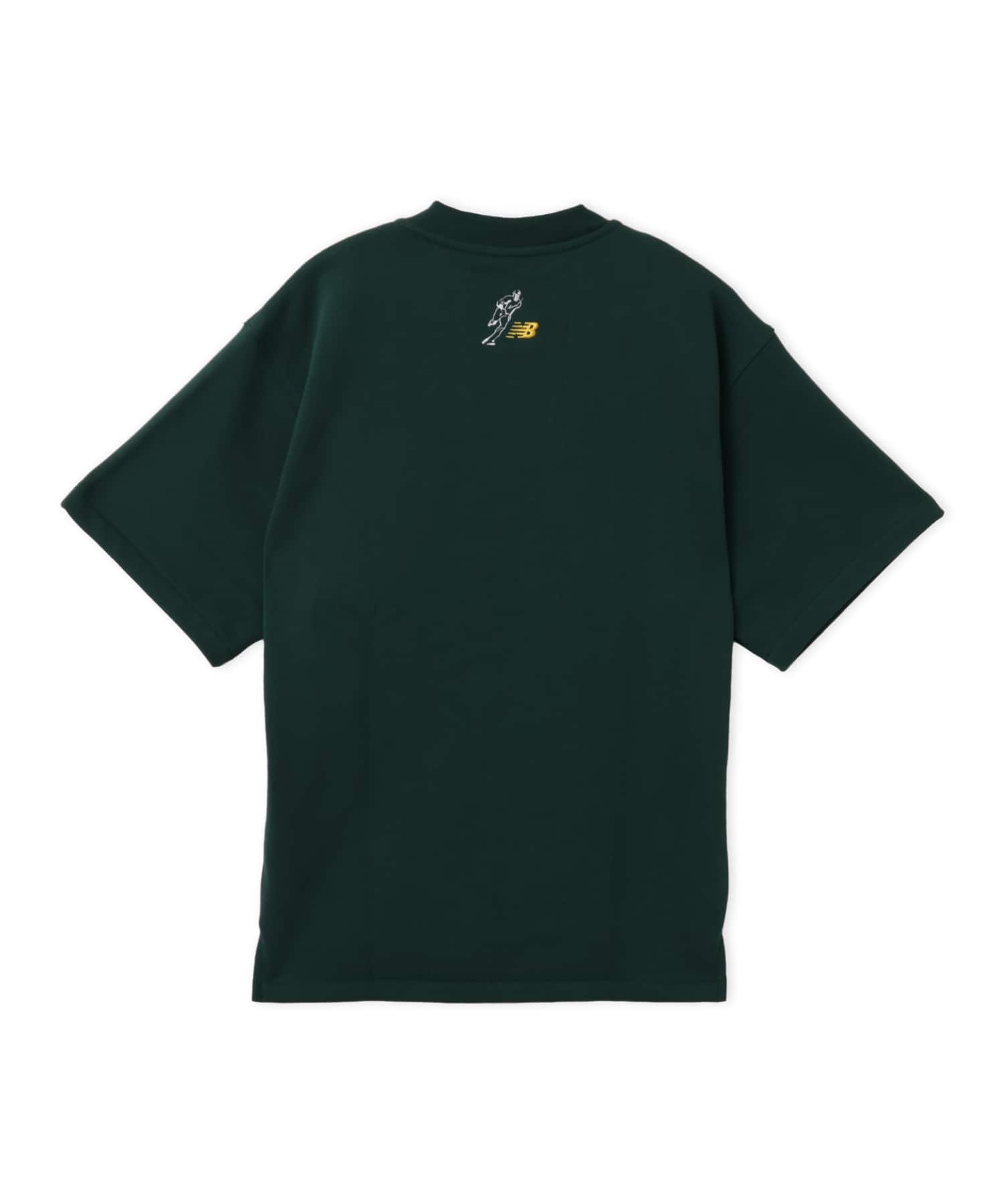 New Balance SHOHEI OHTANI SIGNATURE HENLEY NECK SHORT SLEEVE T-SHIRT ノルディックグリーンの画像