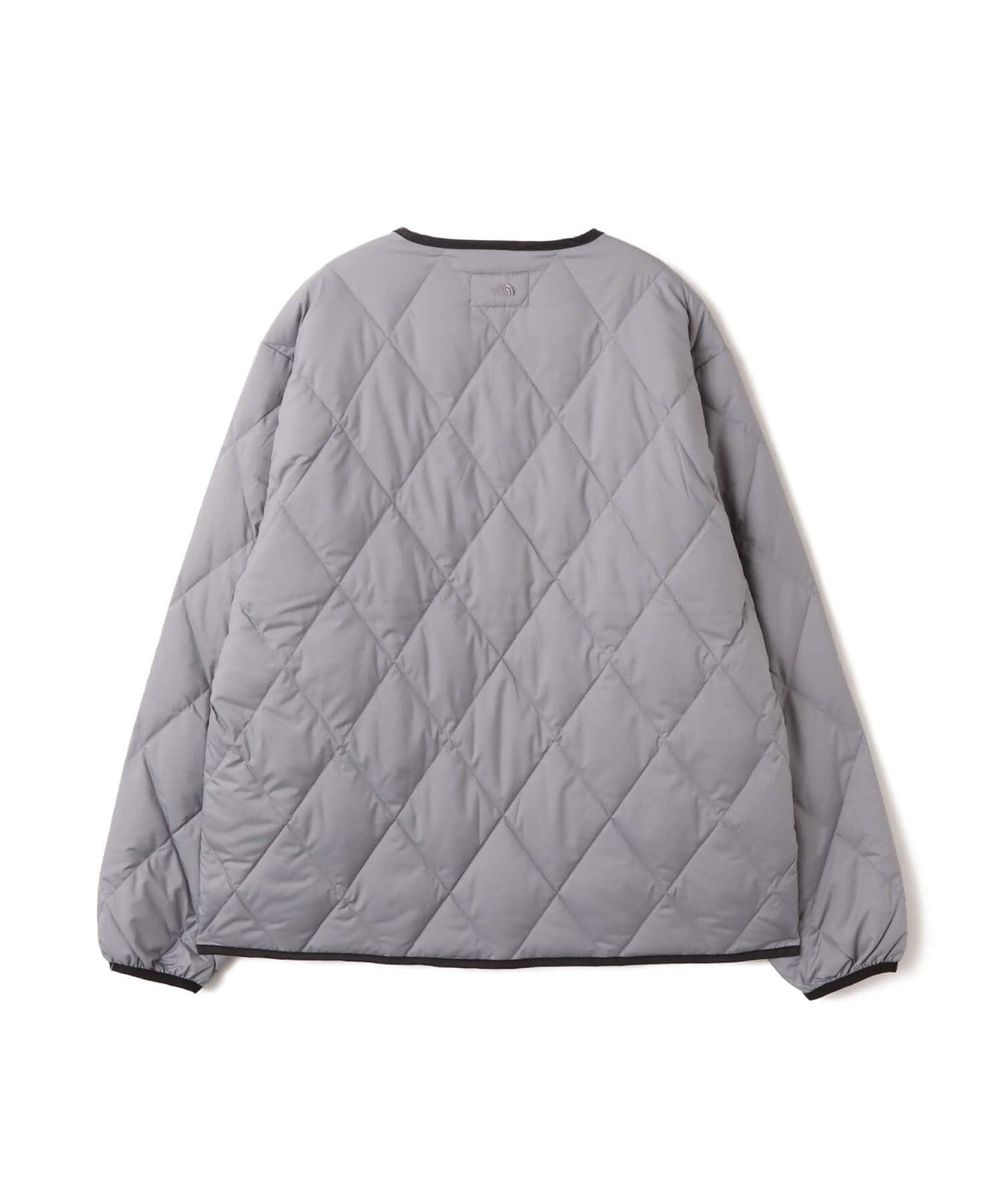 THE NORTH FACE PURPLE LABEL PERTEX QUANTUM PLAS Field Down Cardigan Light Grayの画像