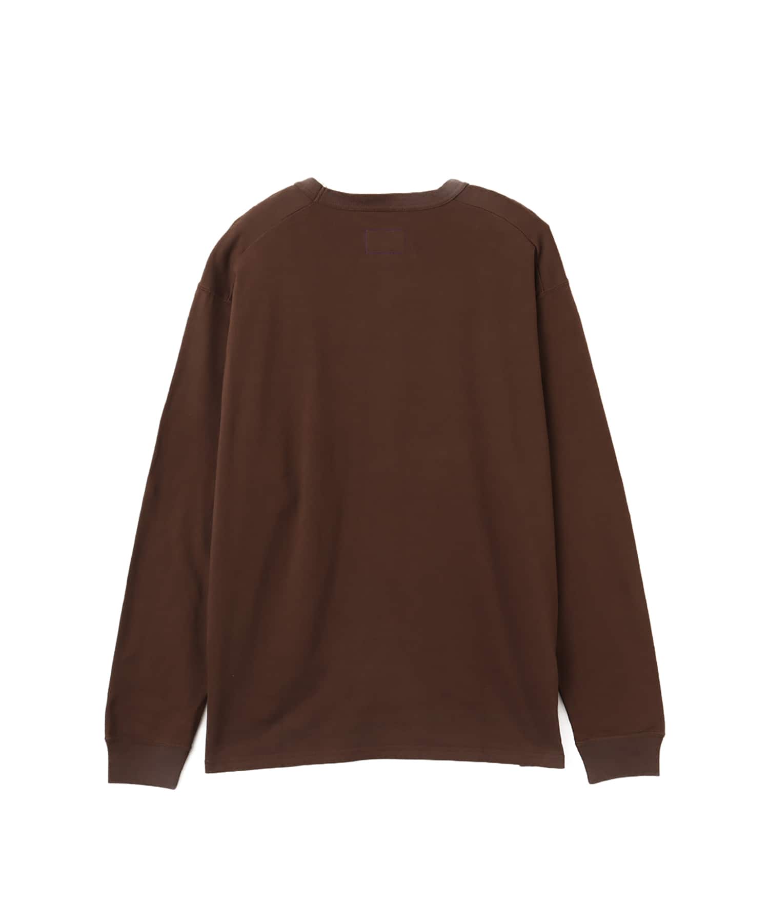 THE NORTH FACE PURPLE LABEL 8oz Field Long Sleeve Pocket Tee Brownの画像