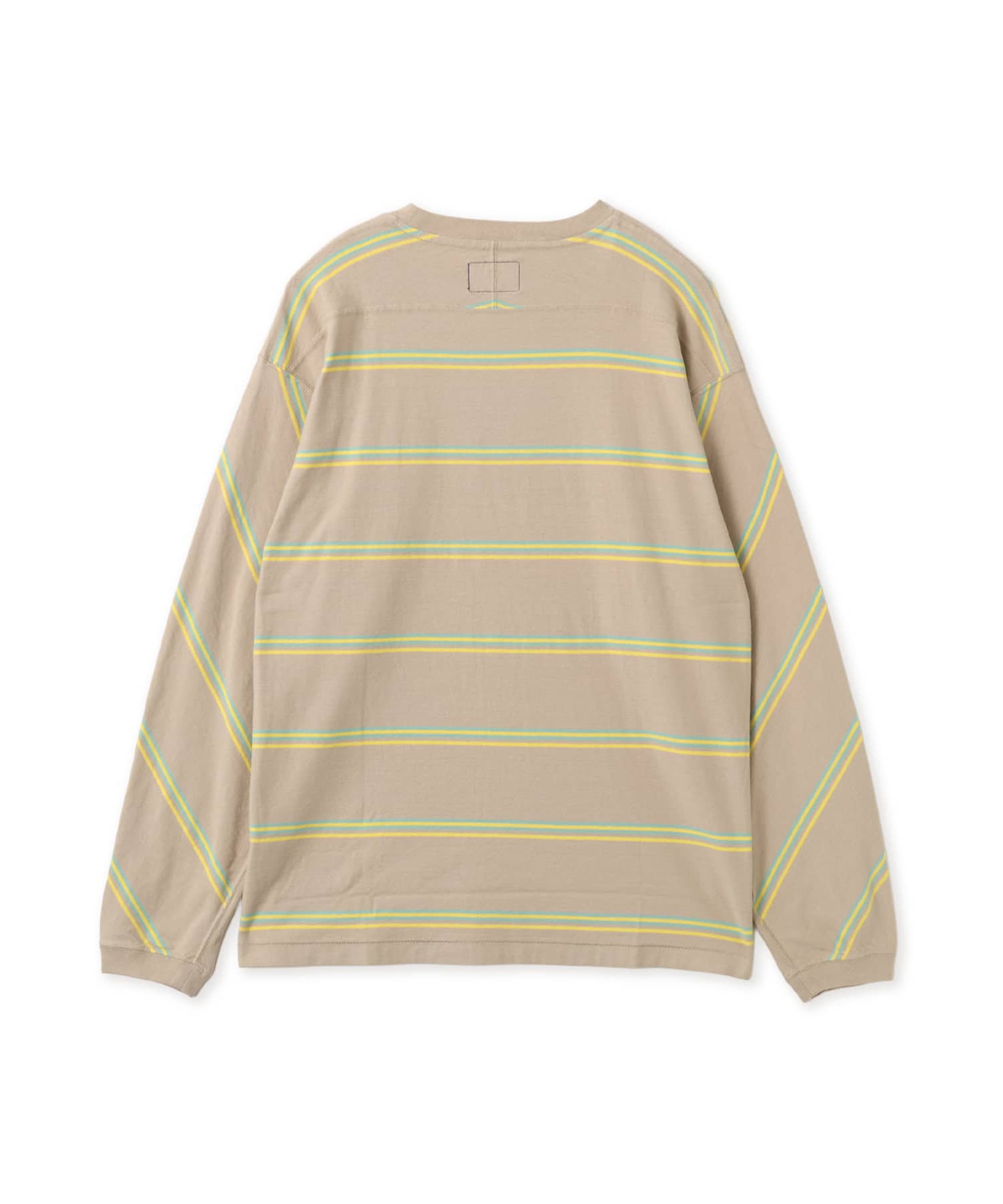 THE NORTH FACE PURPLE LABEL FLD LONG STRIPED T BEIGEの画像