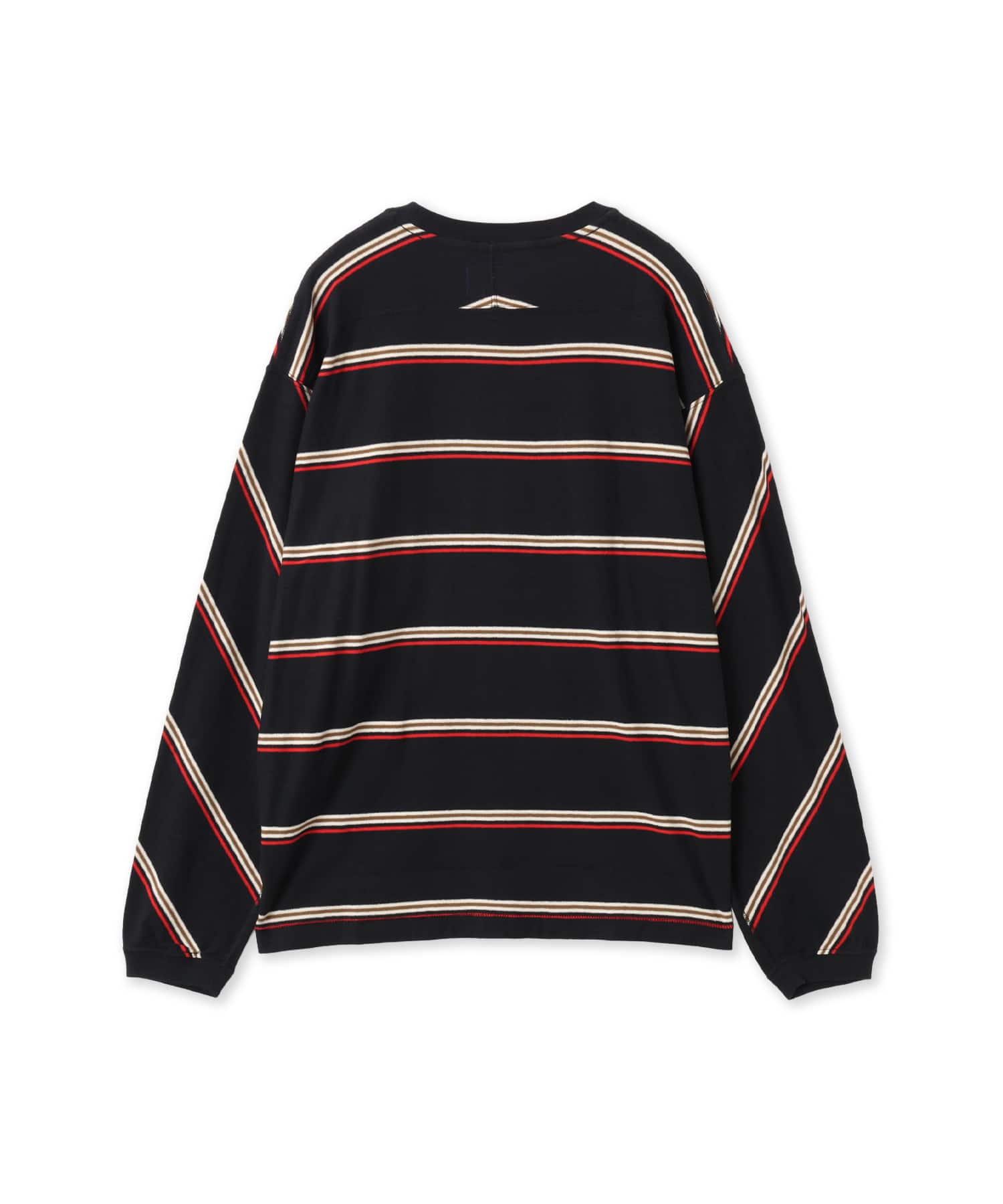 THE NORTH FACE PURPLE LABEL FLD LONG STRIPED T BLACKの画像