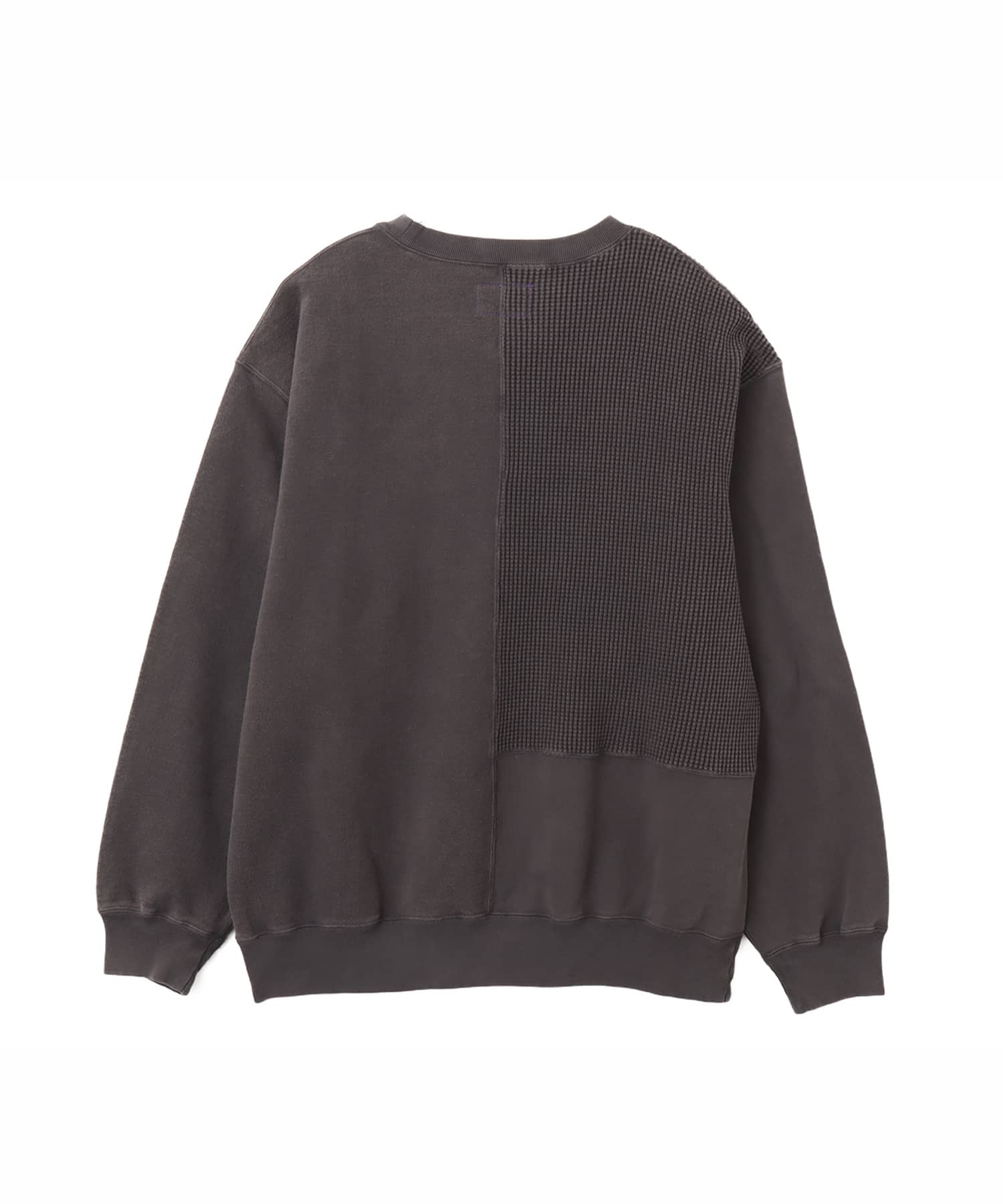 THE NORTH FACE PURPLE LABEL Field Patchworked Crewneck Sweatshirt Asphalt Grayの画像