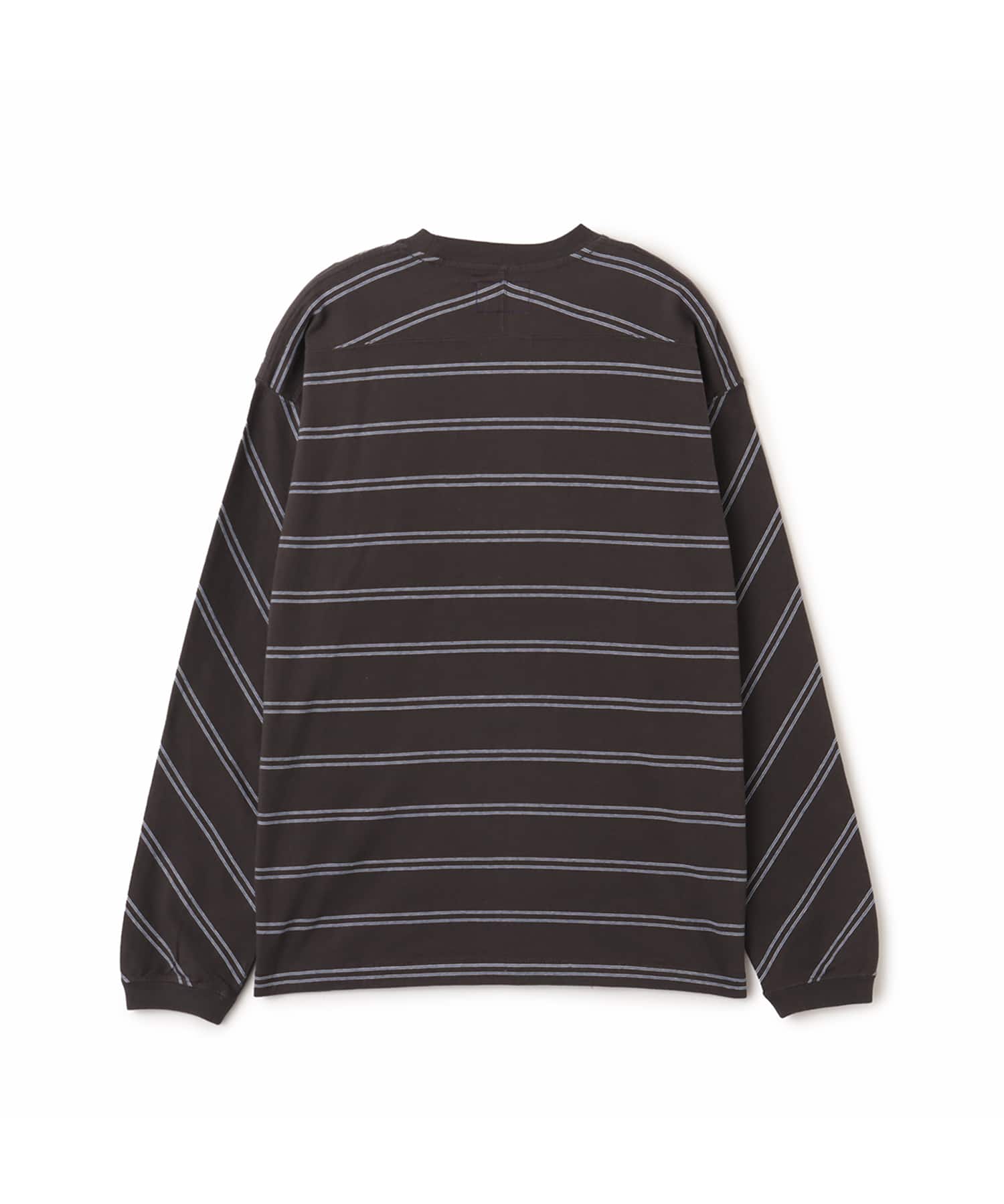THE NORTH FACE PURPLE LABEL Field Long Sleeve Striped Tee Charcoalの画像