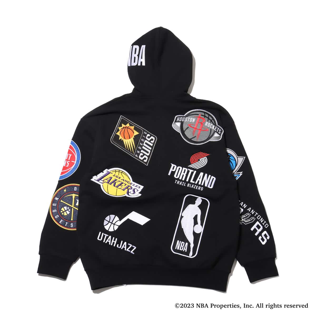 NBA Wappen Hoodie Sweat BLACK 23FW-S
