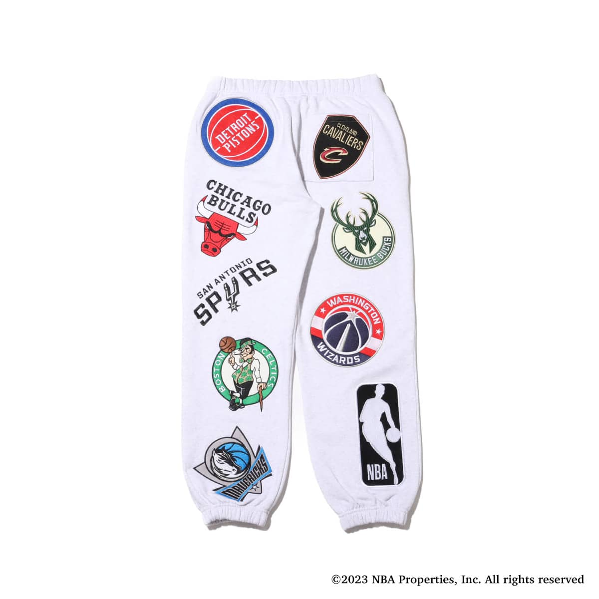 NBA Wappen Sweat Pants GRAY 23FW-Sの画像