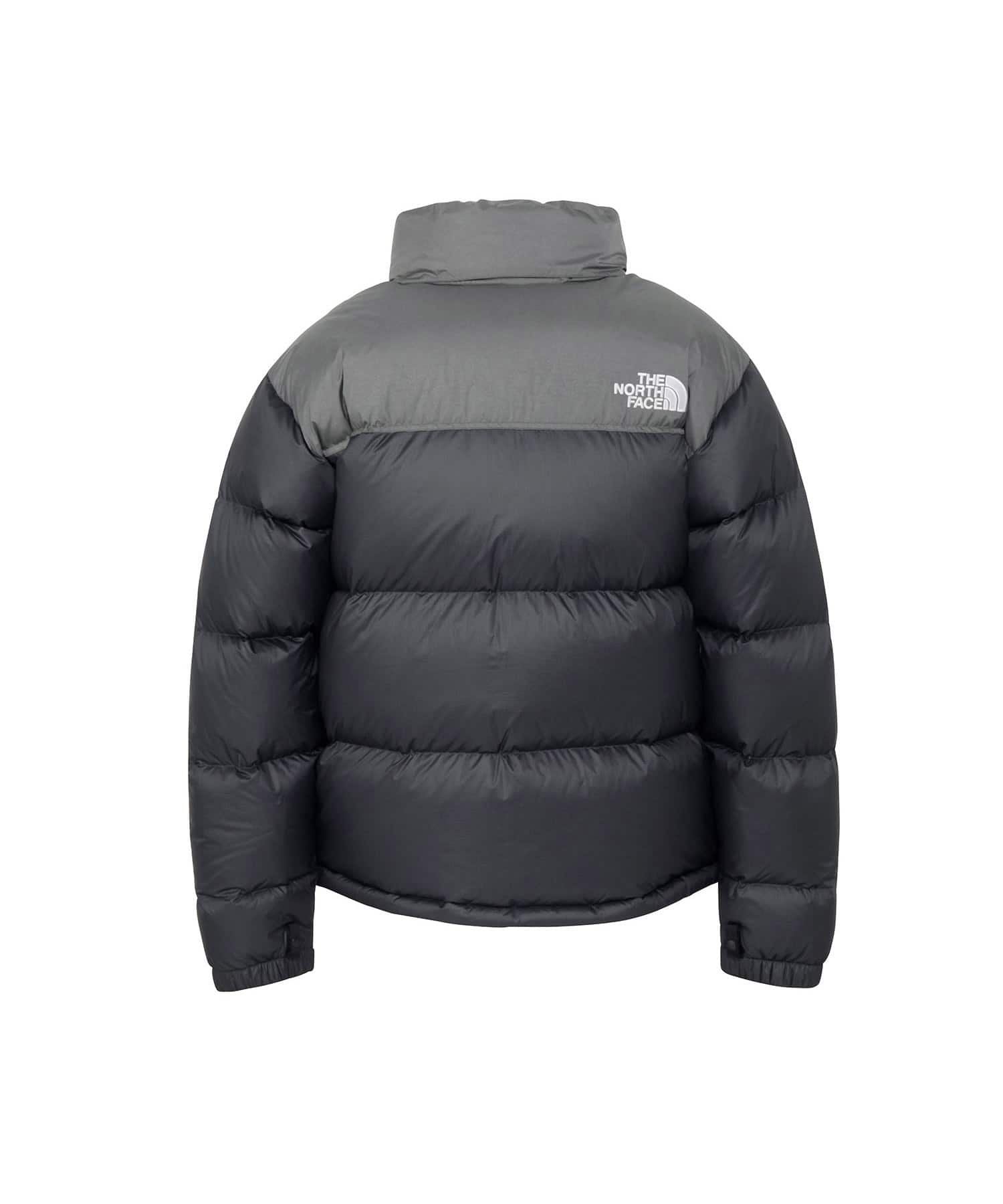 THE NORTH FACE Nuptse Jacket ヒューズボックスグレーxアスファルトグレーの画像