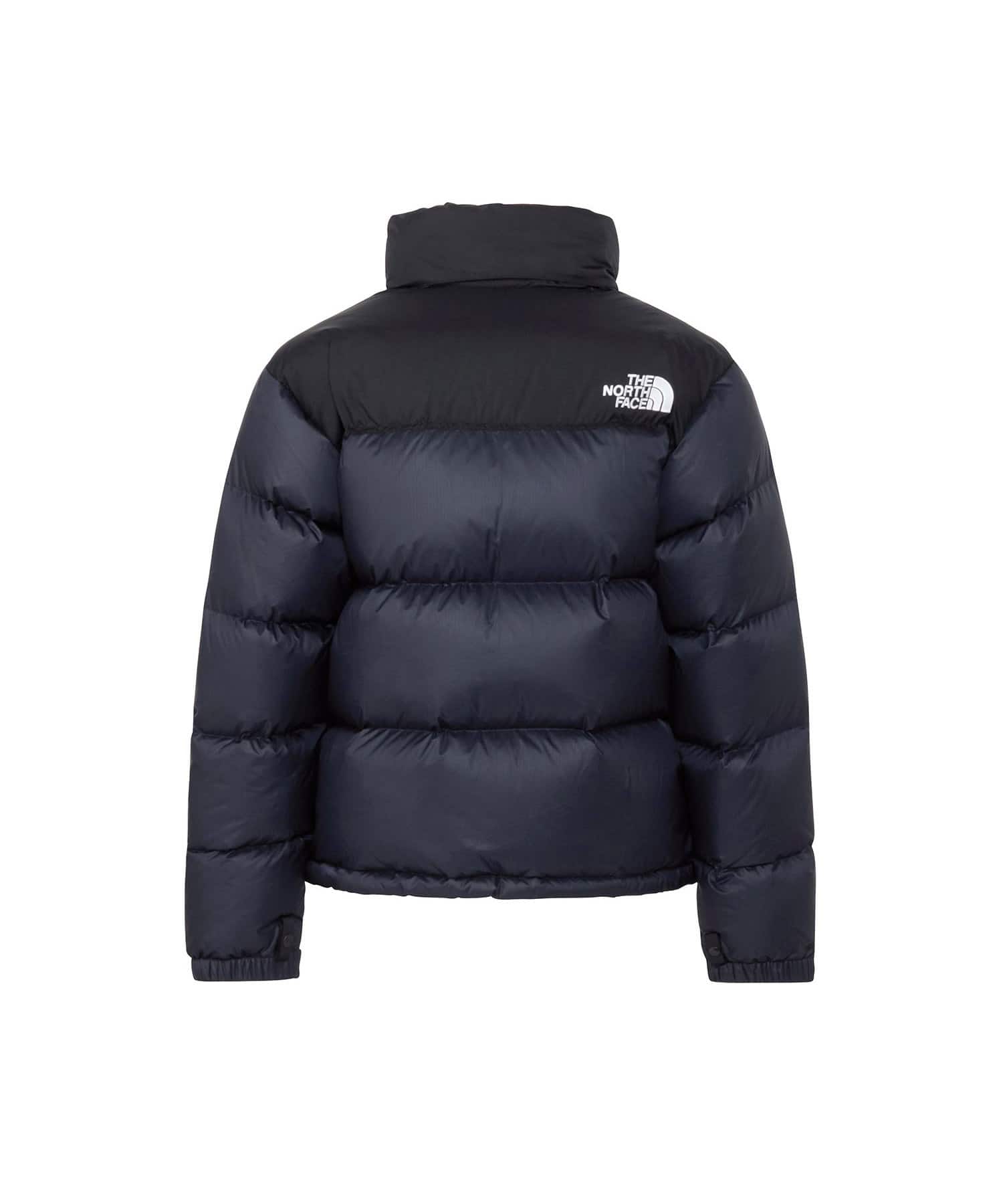 THE NORTH FACE Womens Short Nuptse Jacket ブラックxアーバンネイビーの画像