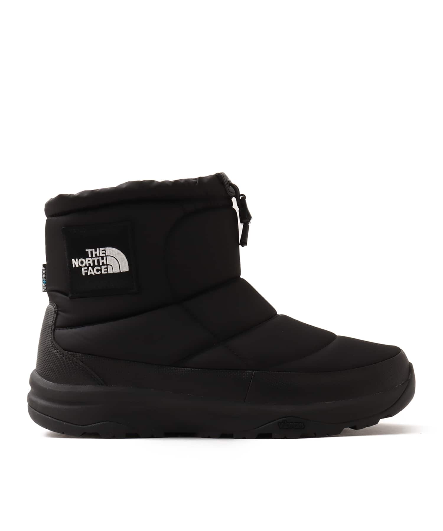 THE NORTH FACE Nuptse Bootie WP Logo Short TNFブラックxTNFホワイトの画像