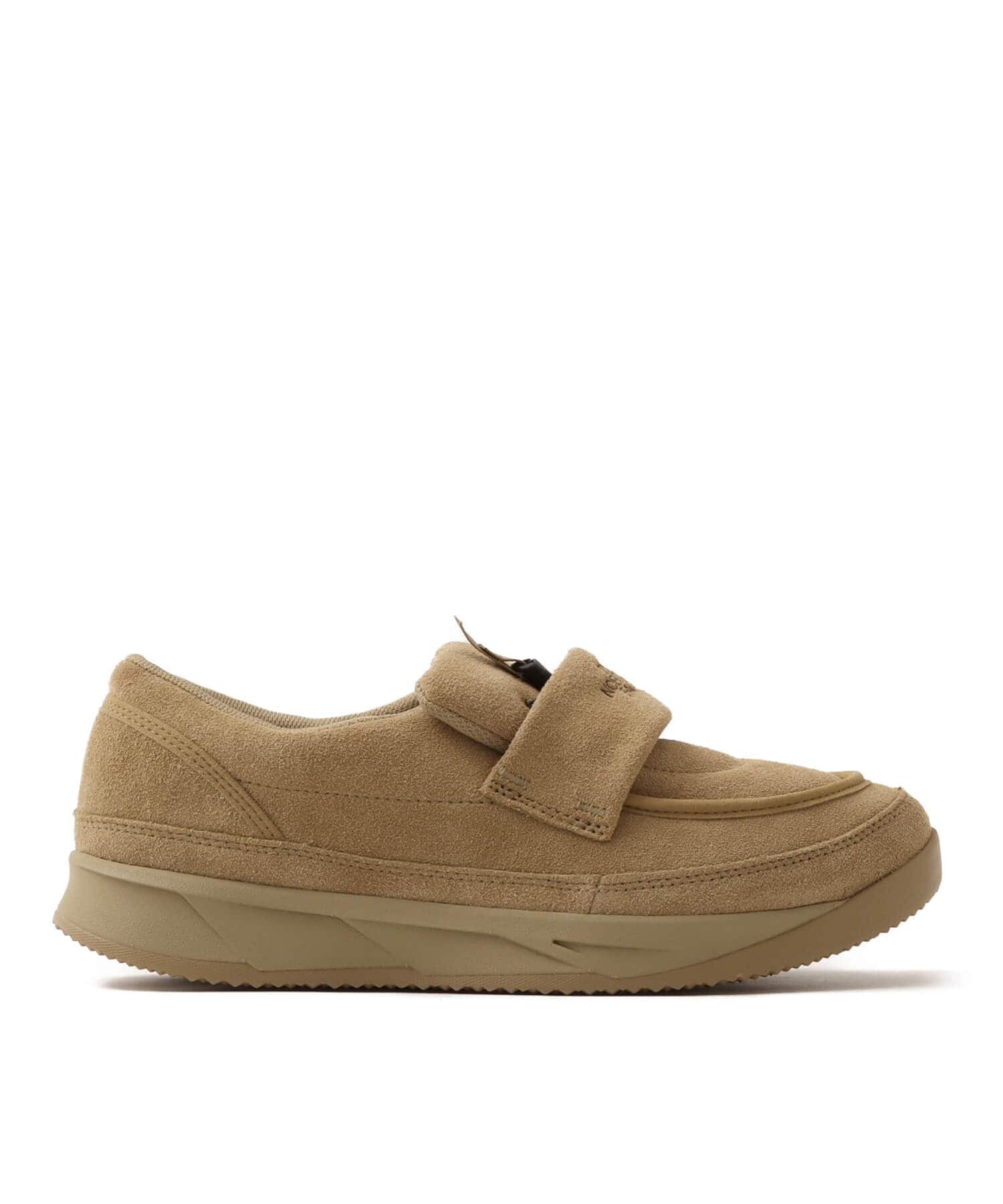 THE NORTH FACE Nuptse Loafer Suede クラシックカーキxTNFブラックの画像