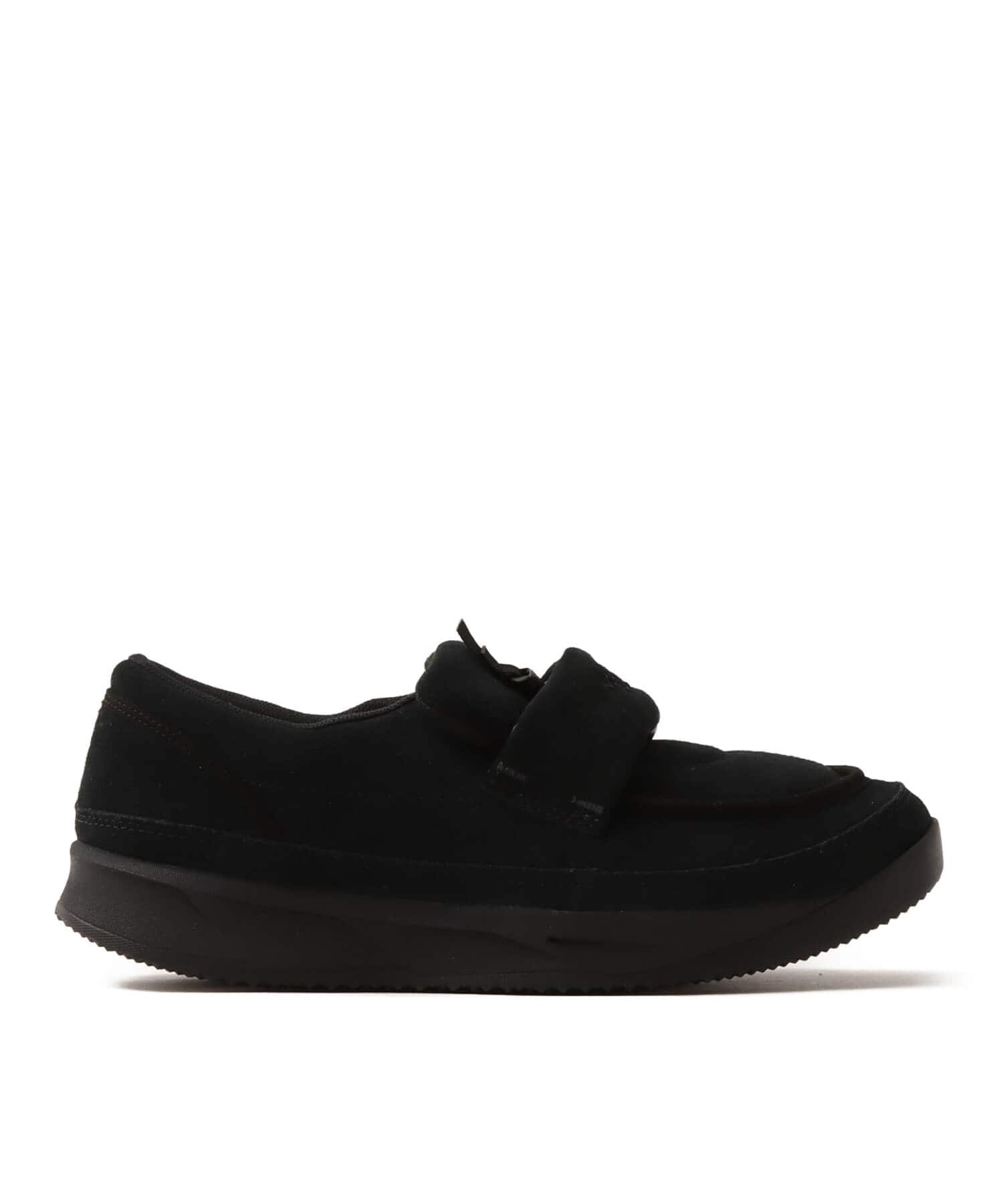 THE NORTH FACE Nuptse Loafer Suede TNFブラックxTNFブラックの画像