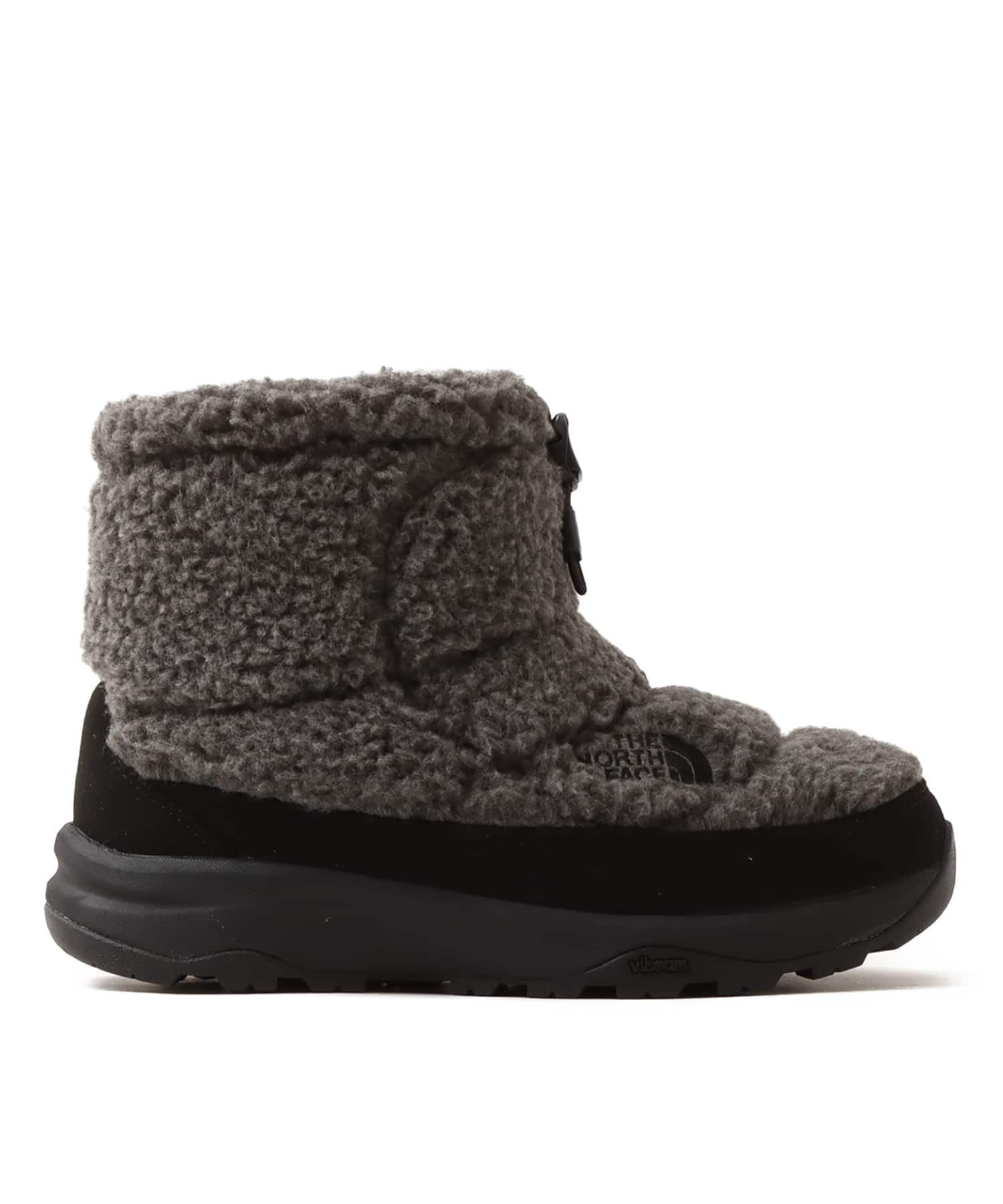 THE NORTH FACE Nuptse Bootie Short Fleece ミックスチャコールxミックスチャコールの画像
